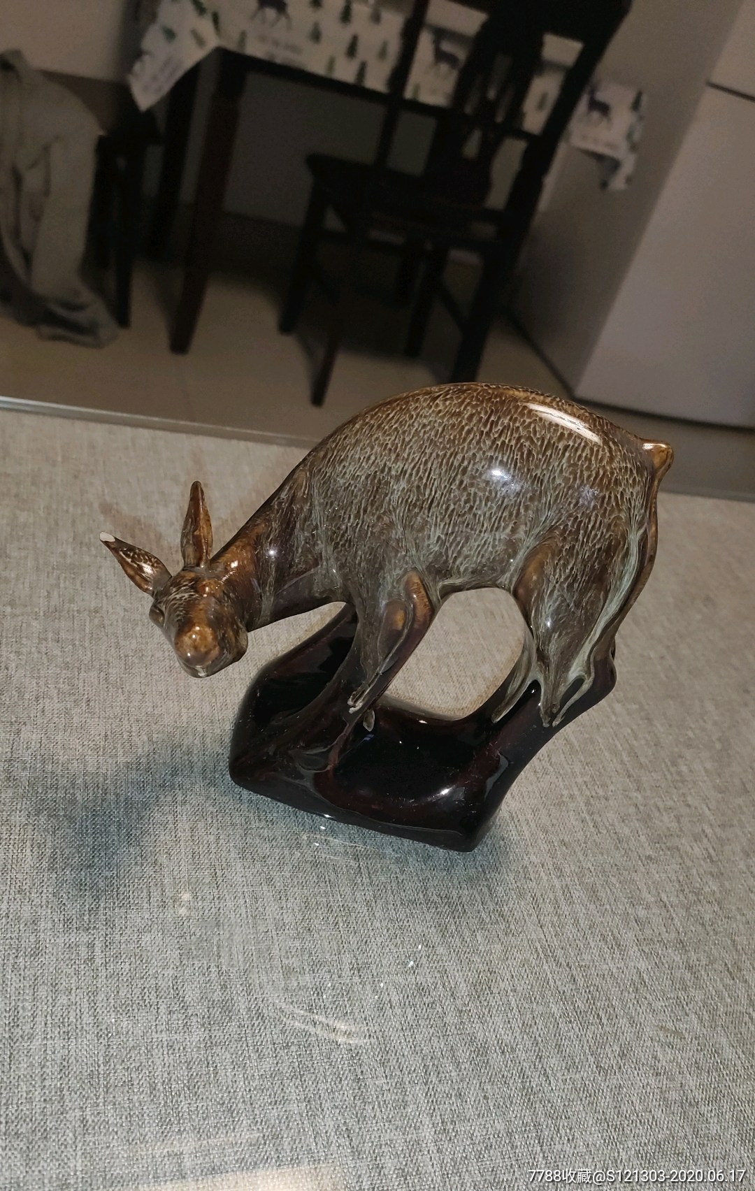 八十年代宜兴美陶小鹿