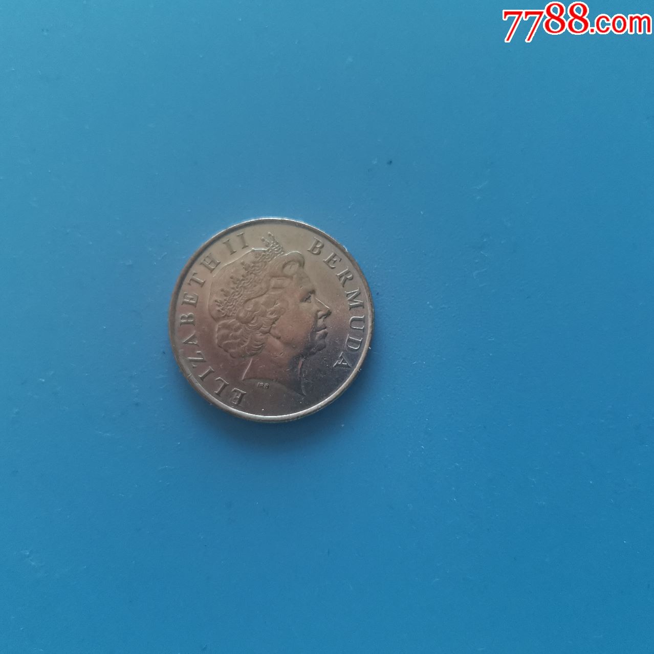 英国百慕大2000年25分硬币