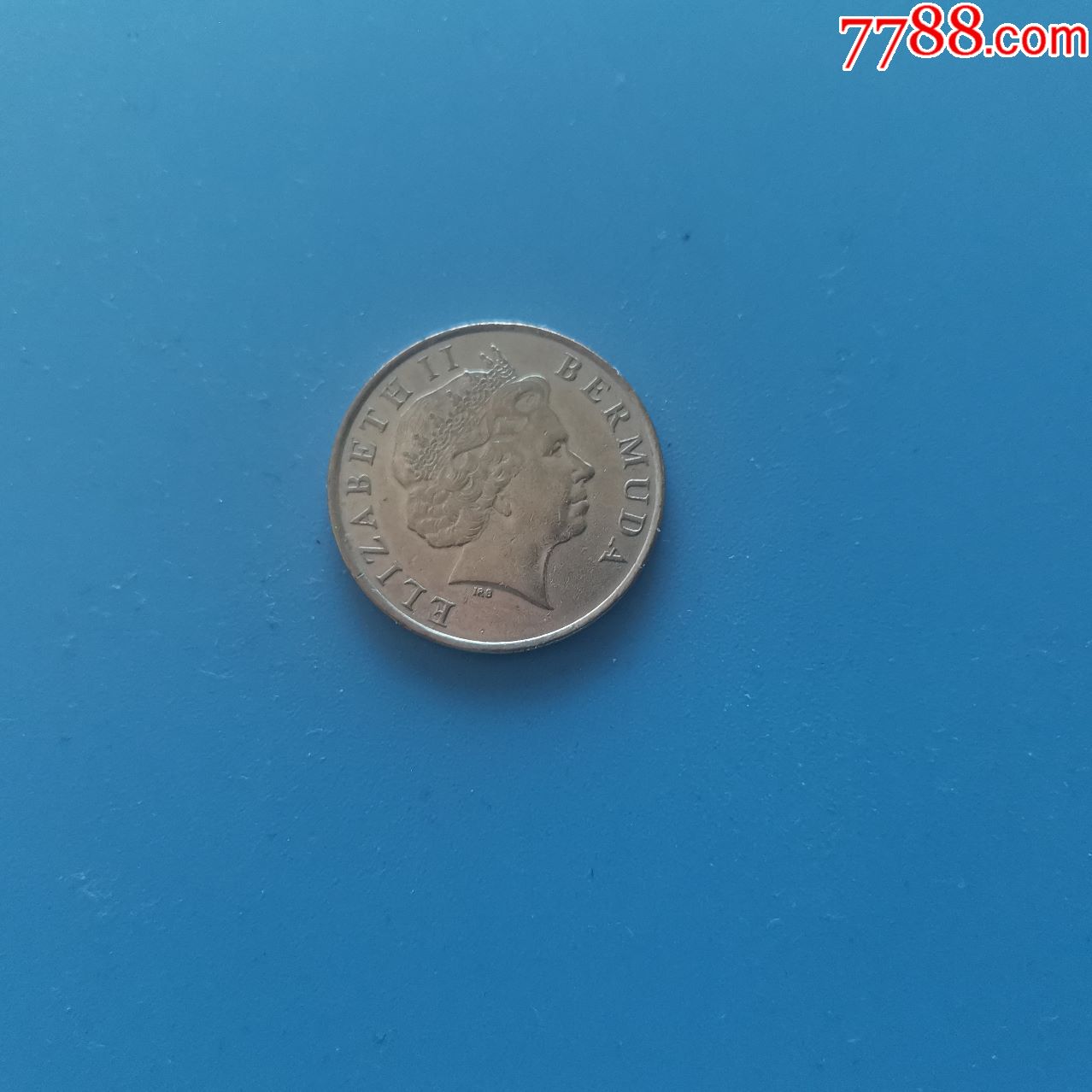 英国百慕大2000年25分硬币