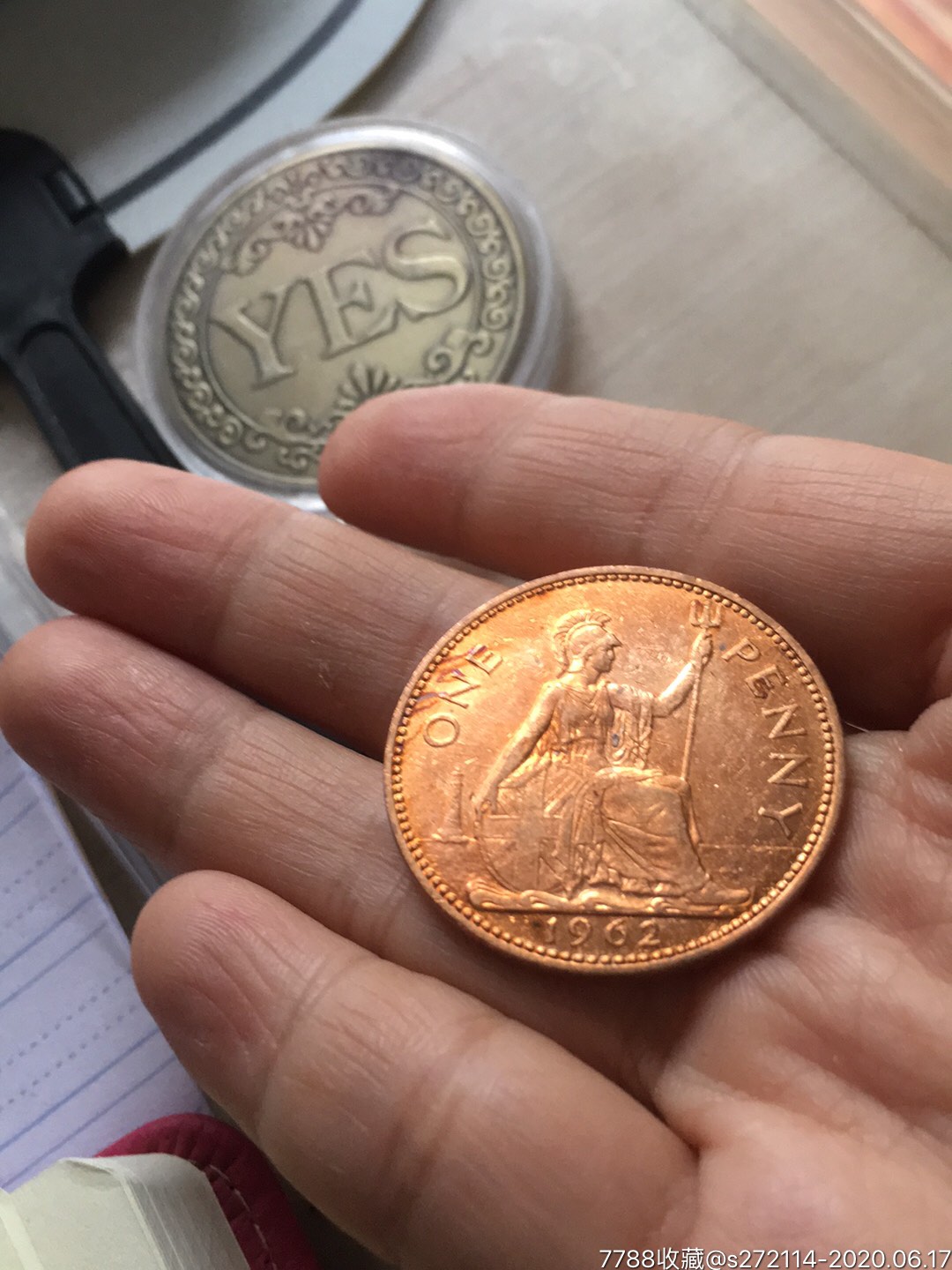 1962年英国1便士硬币