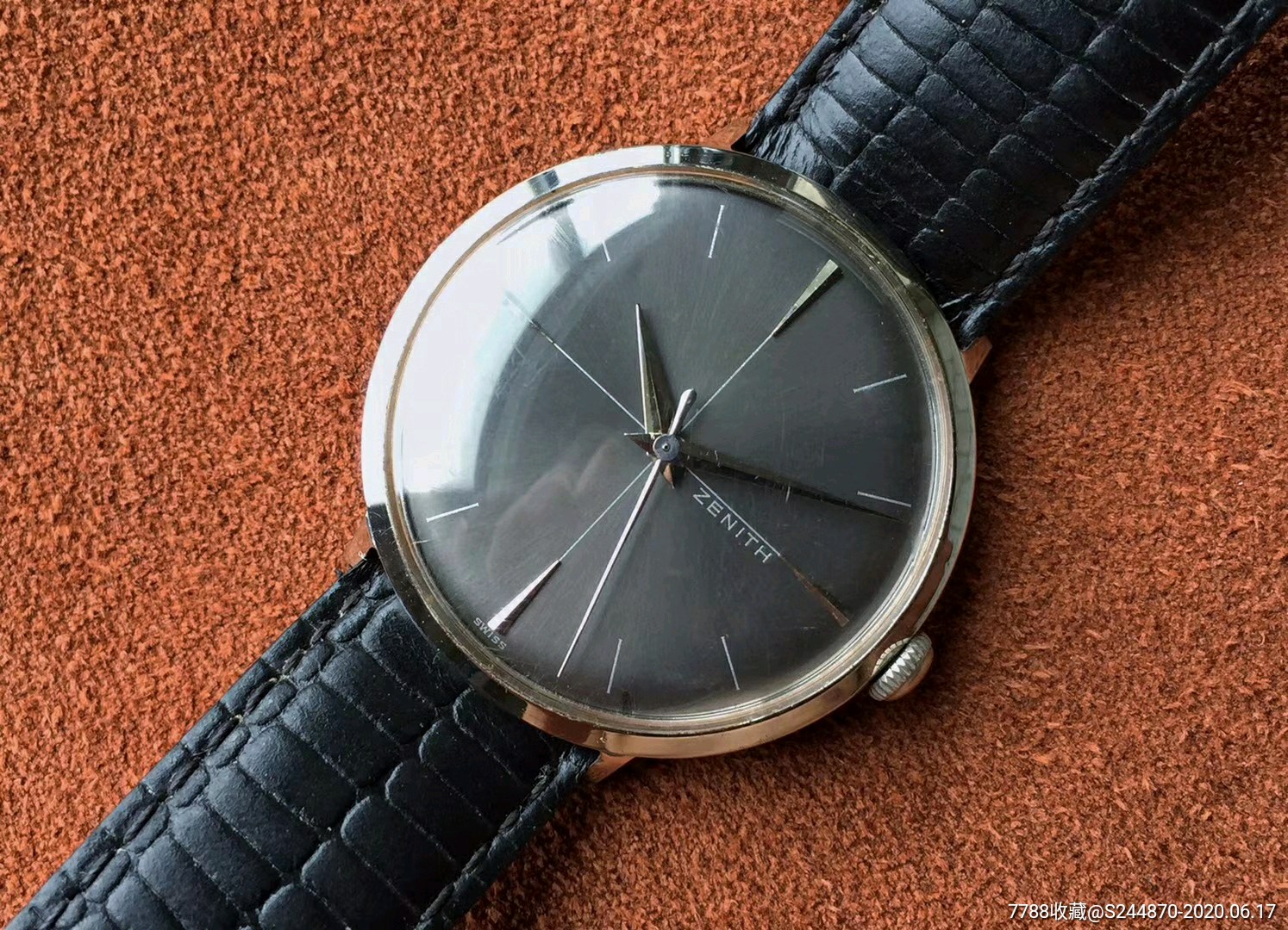 正装表古董真力时zenith老瑞士表手卷表手动表顶级正装表风格