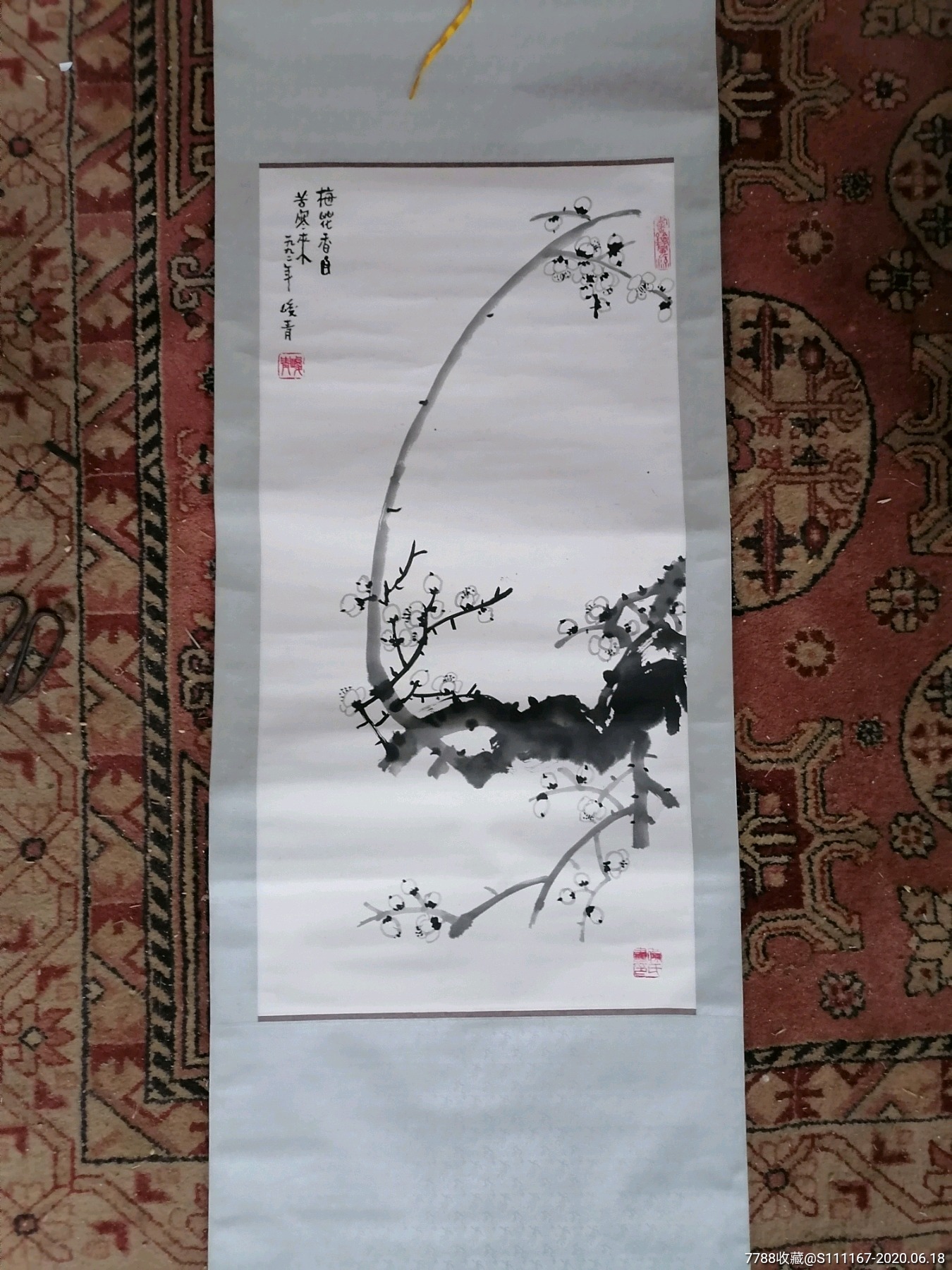 全国名家峻青《梅花》