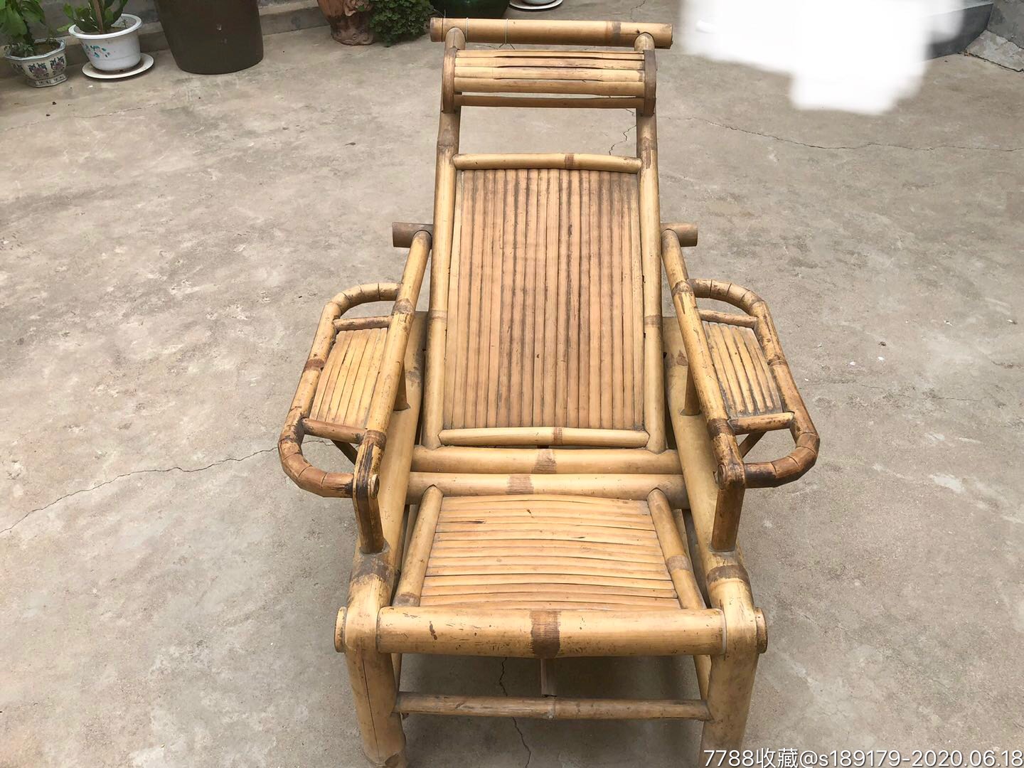民国时期竹质躺椅19