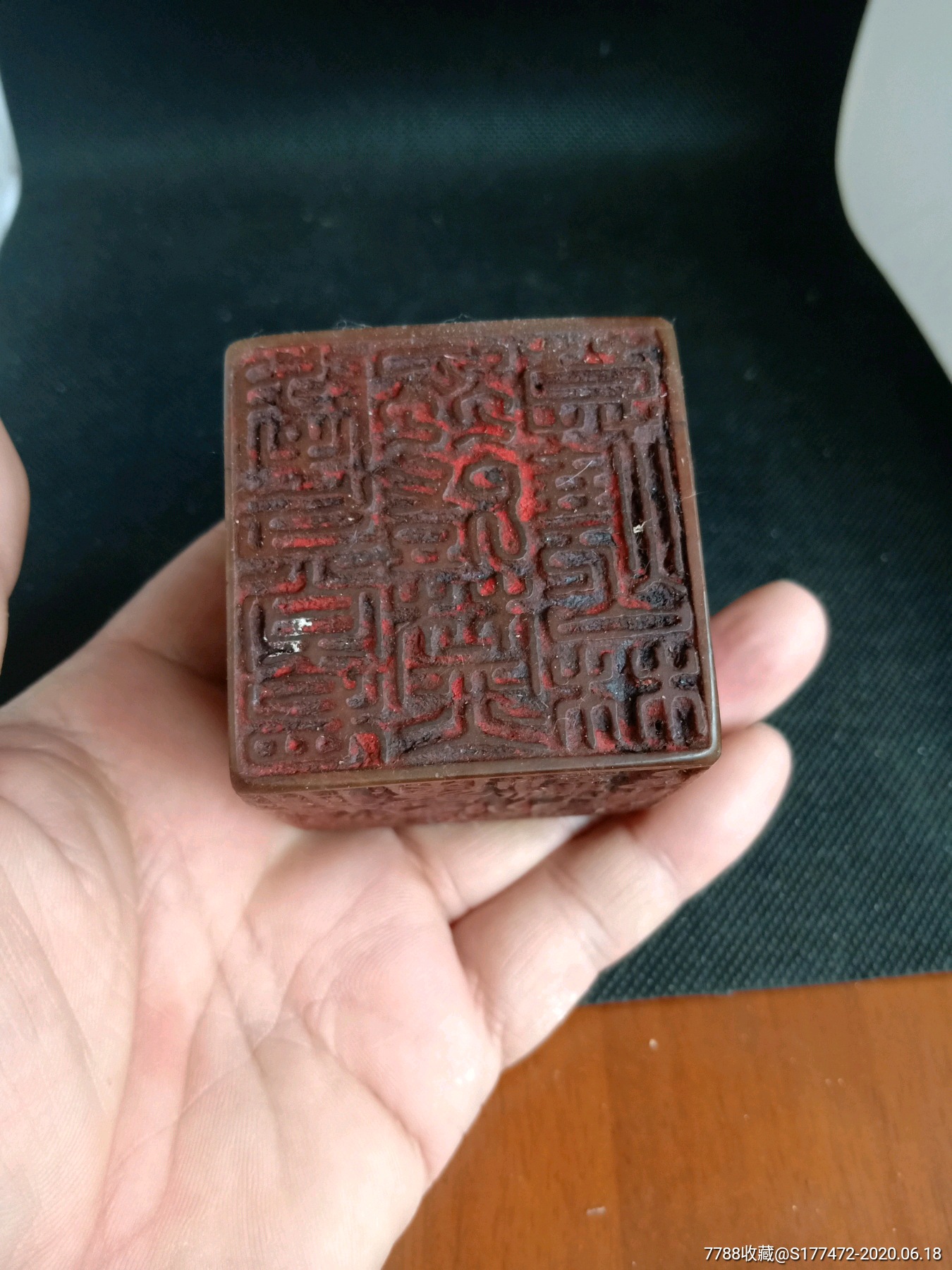 寿山石老印章六面章
