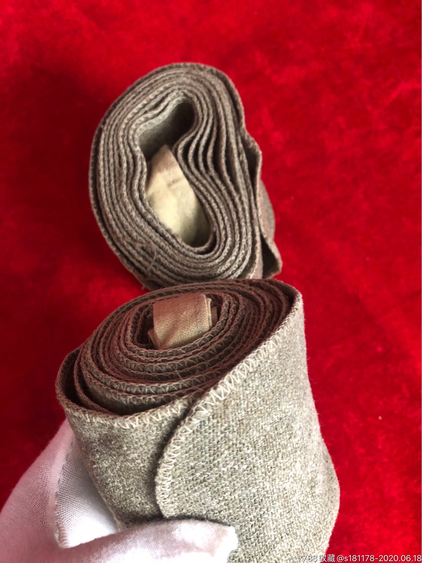 二战,日本陆*绑腿一副…极品品相