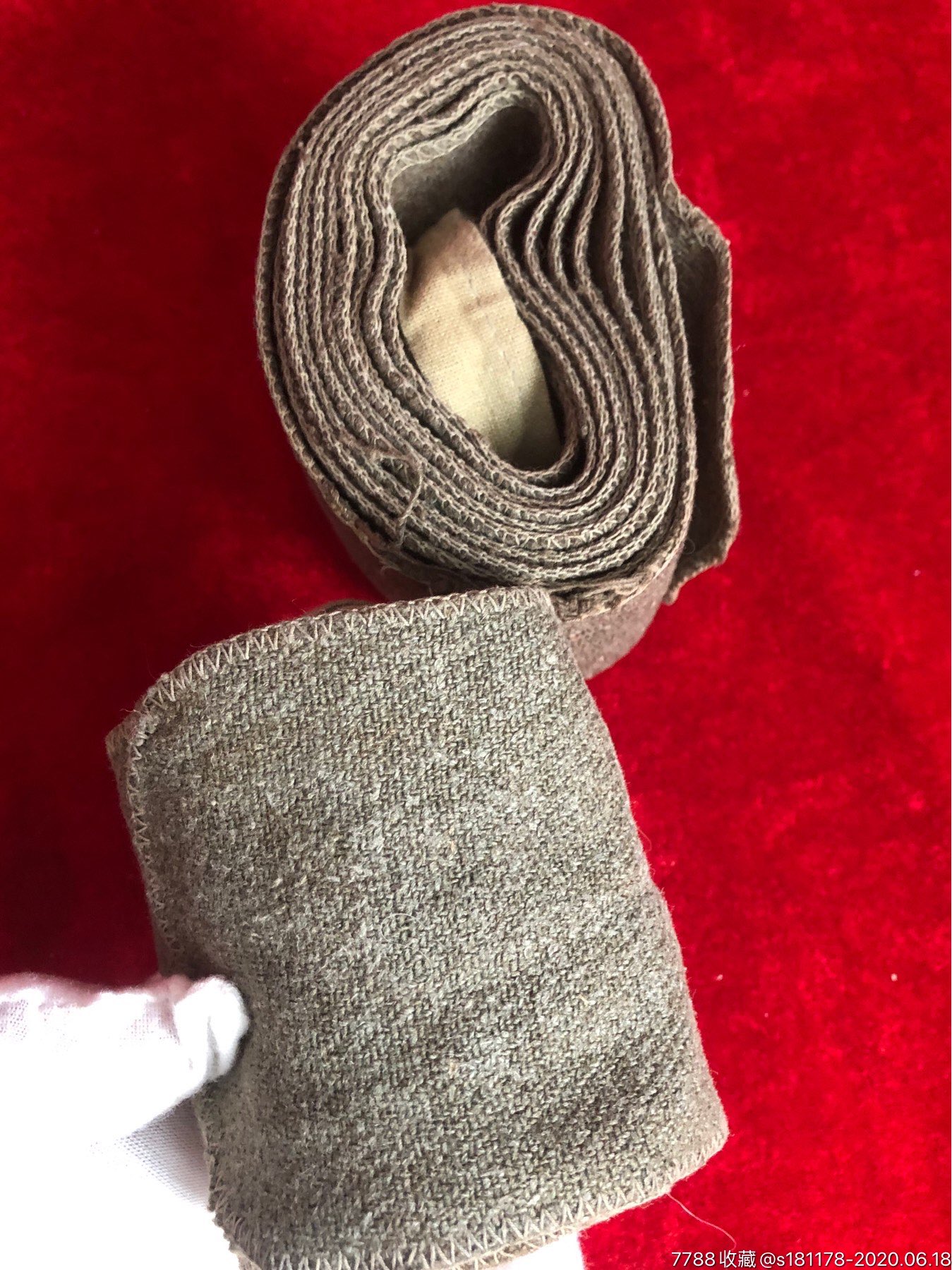 二战,日本陆*绑腿一副…极品品相