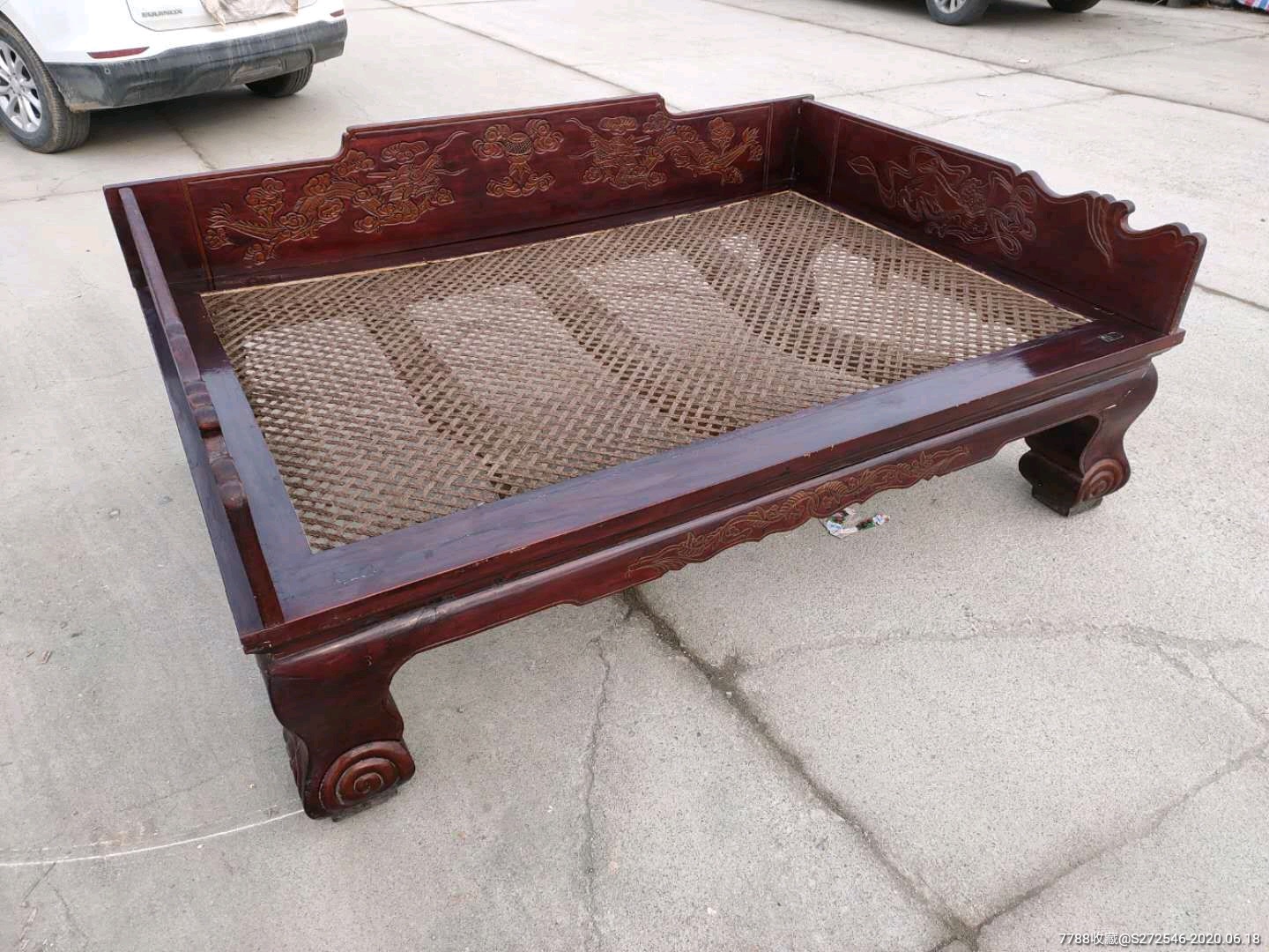 民国时期棕面罗汉床