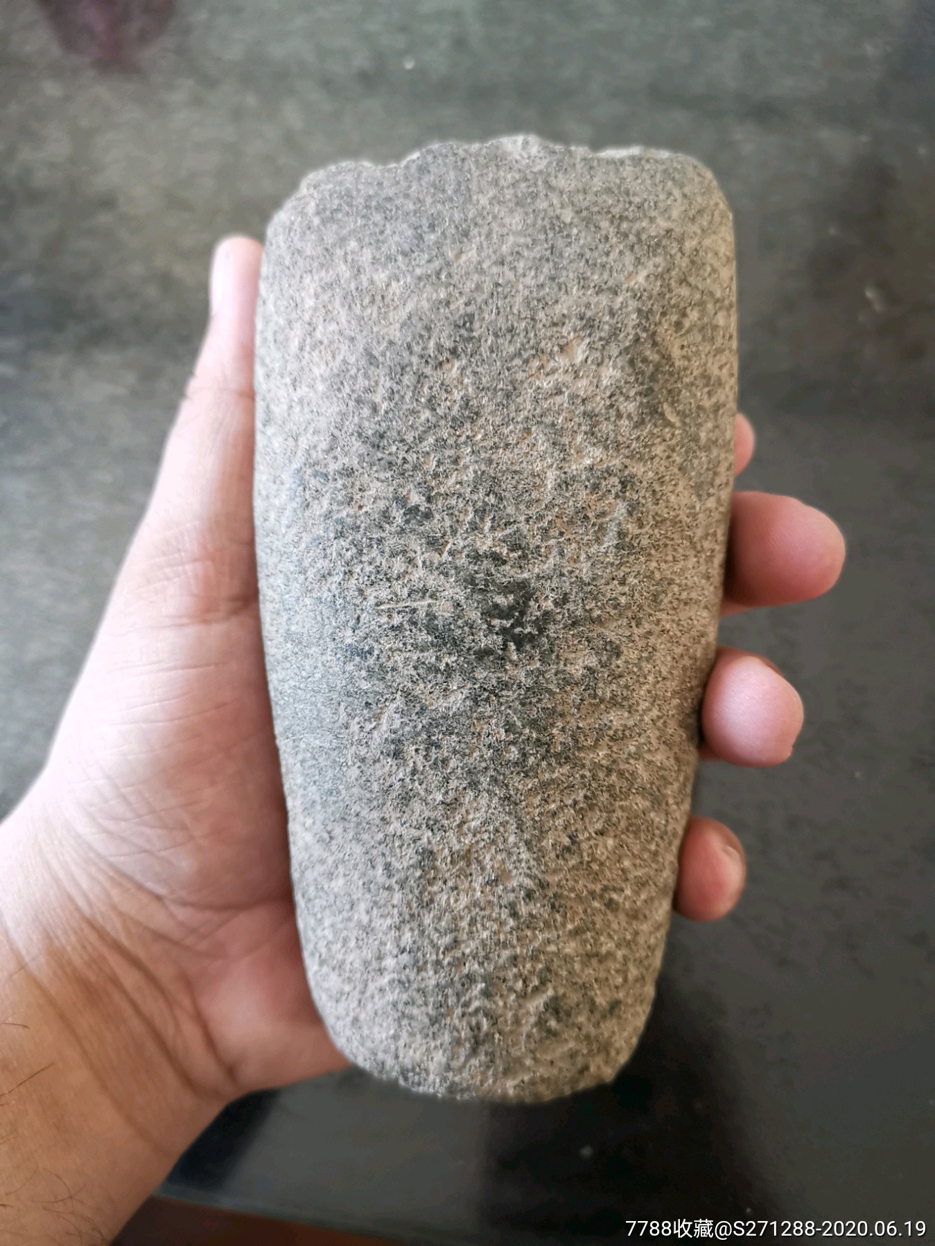 旧石器时代石斧头老石斧老石器