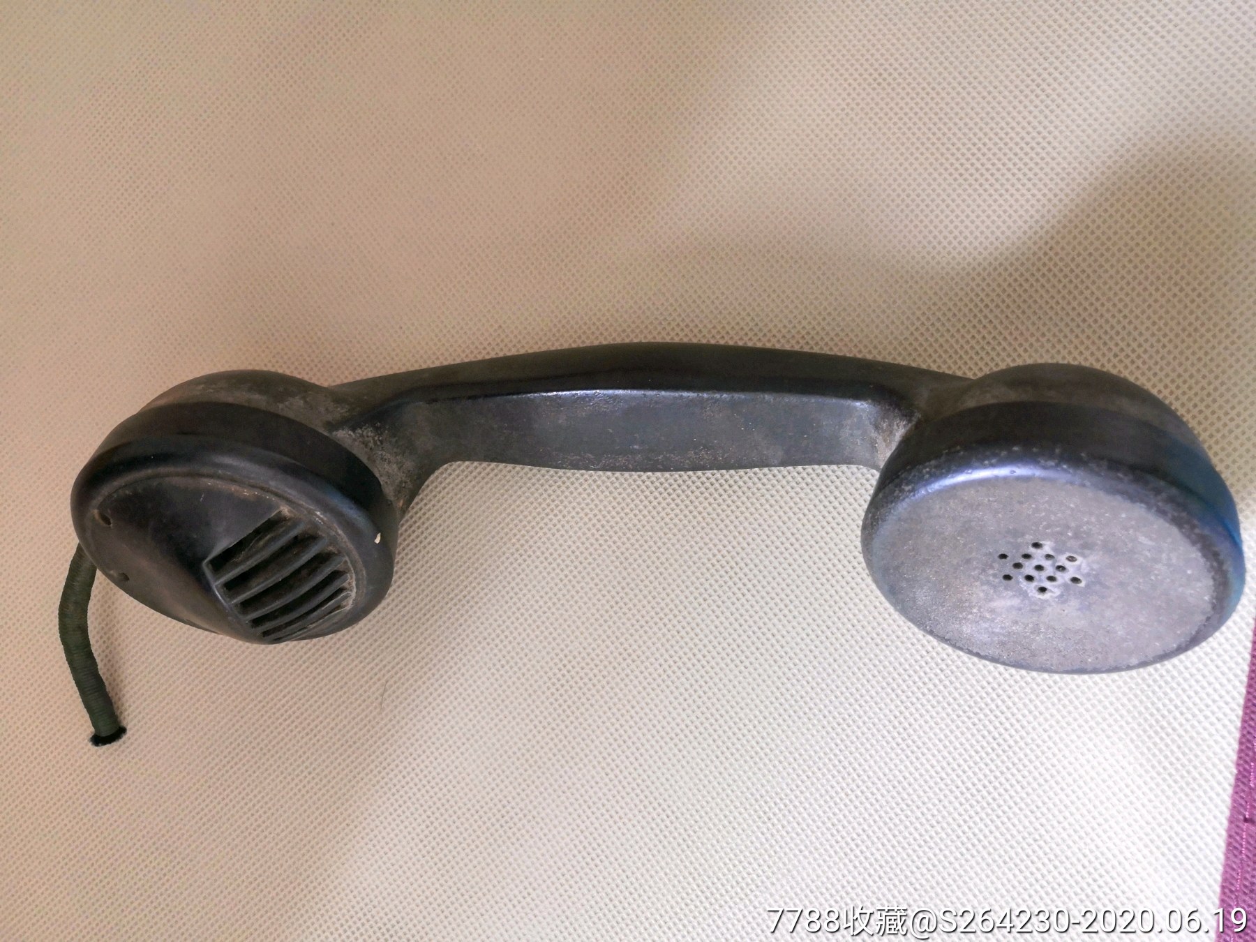 老式胶木电话听筒