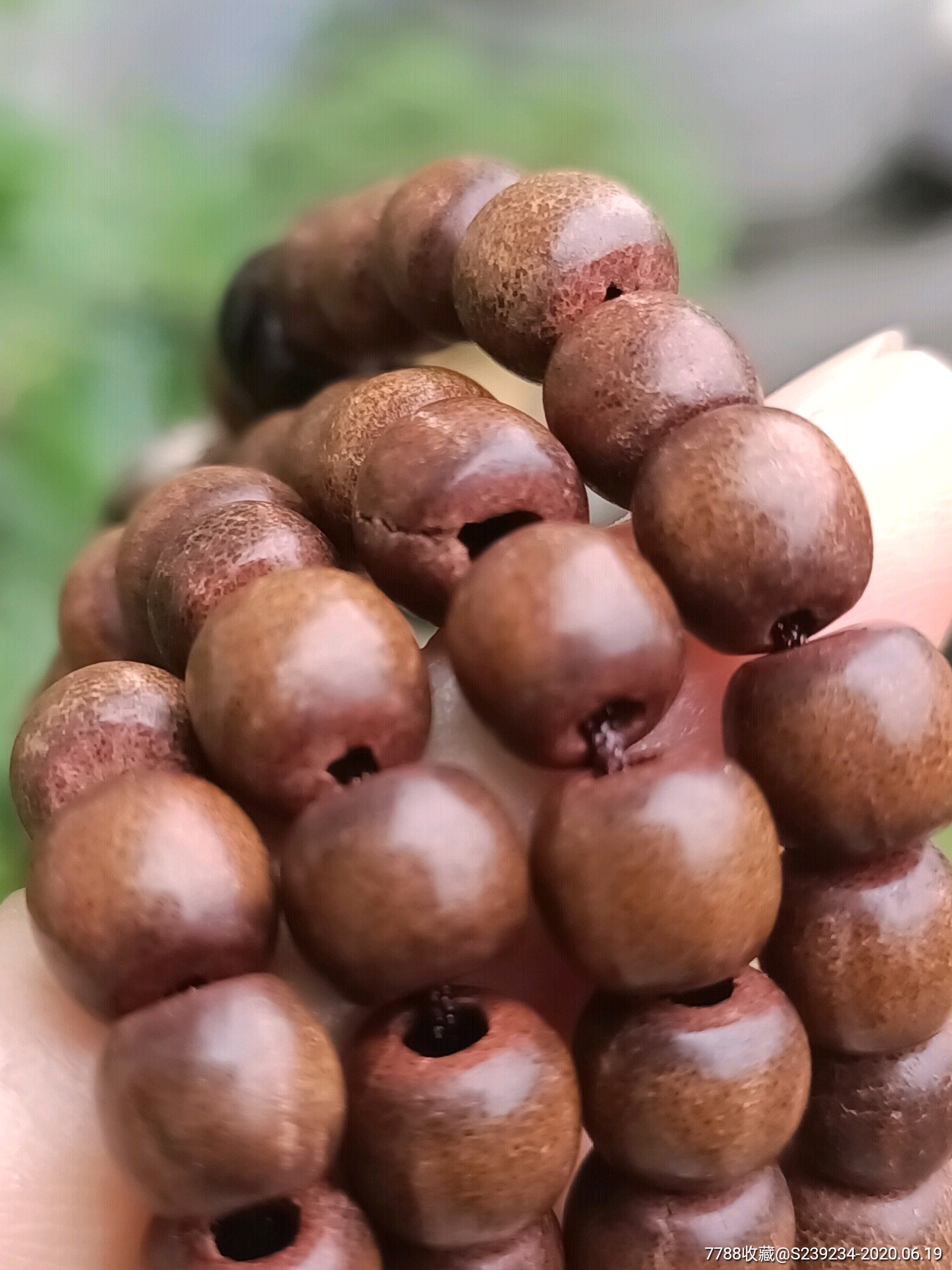 清代清宫五线菩提珠配老银饰手串项链百搭