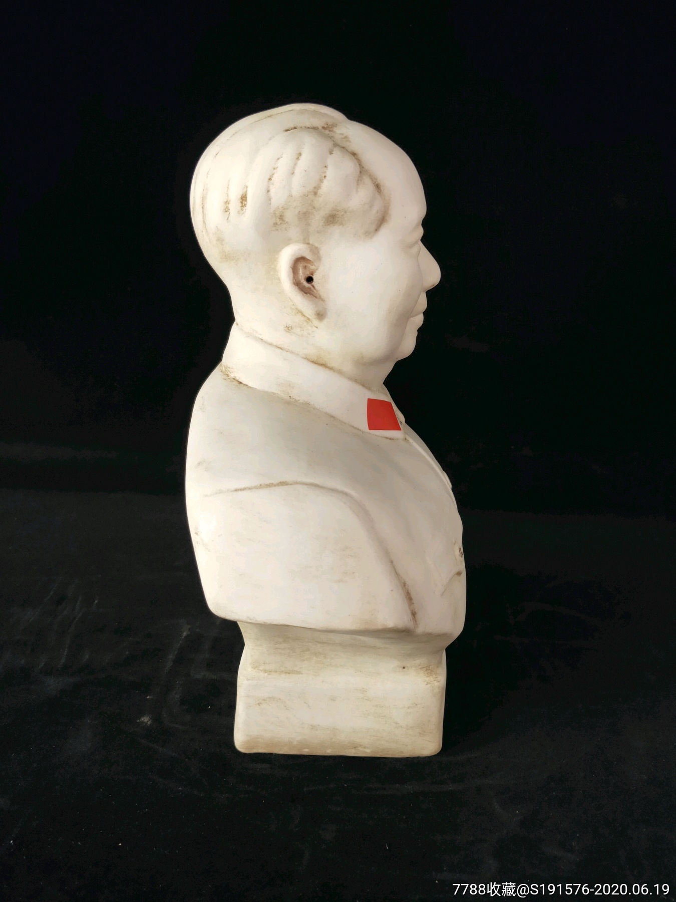 古玩古董,收来的老毛瓷像,乡下老物件