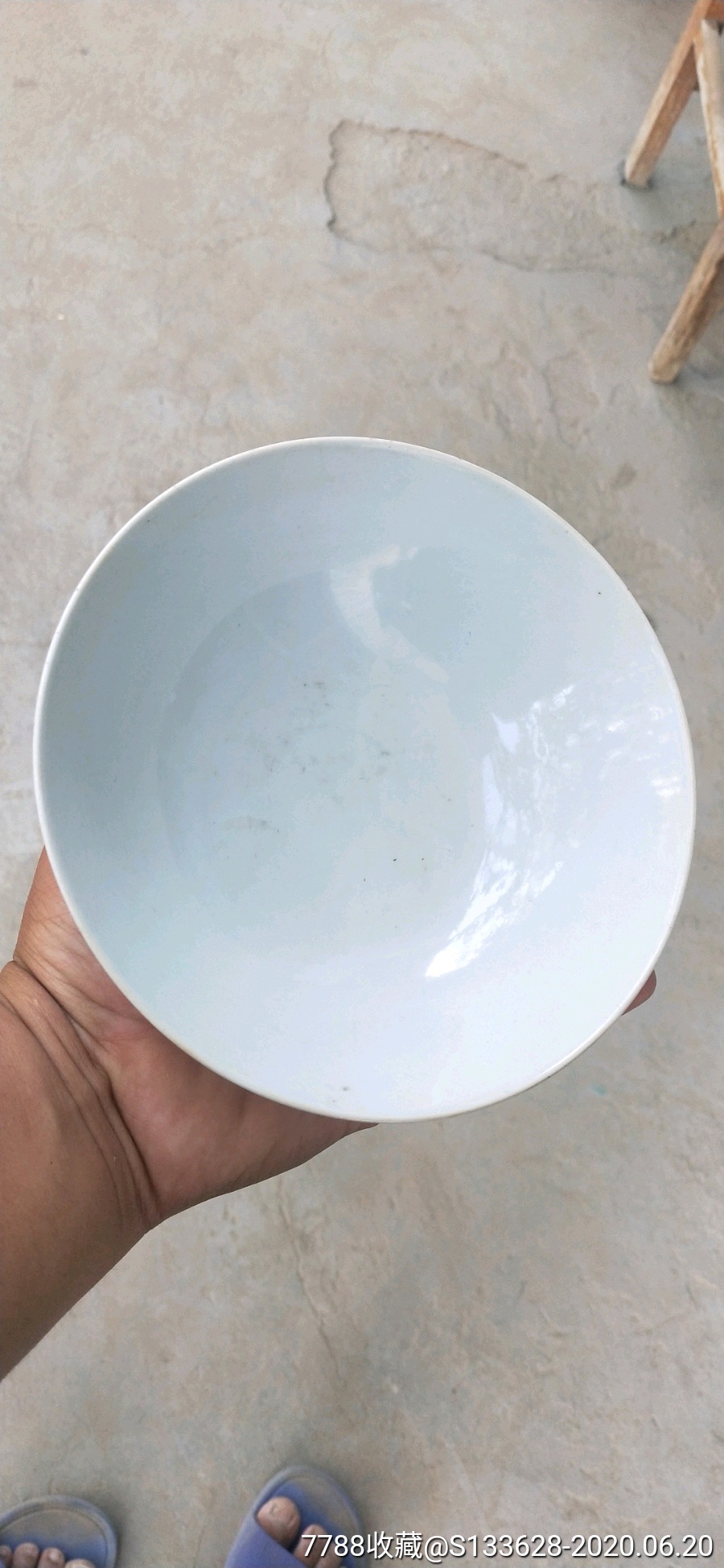 五十年代醴陵花卉大碗一个