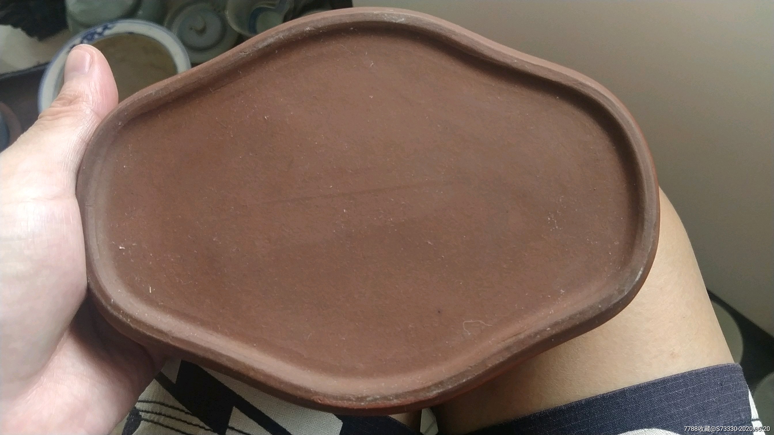 文革海棠楼紫砂水仙盆