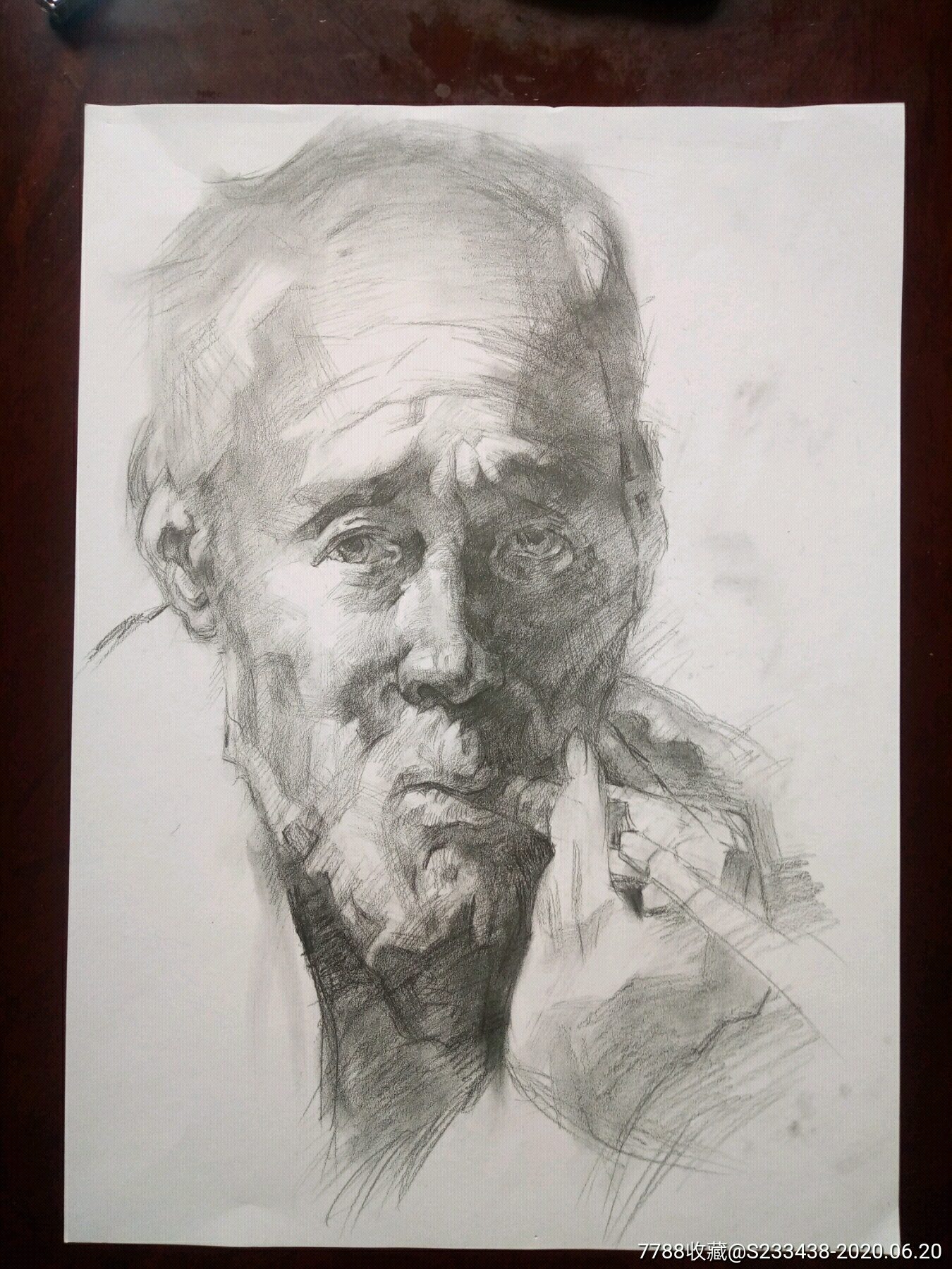 老人素描