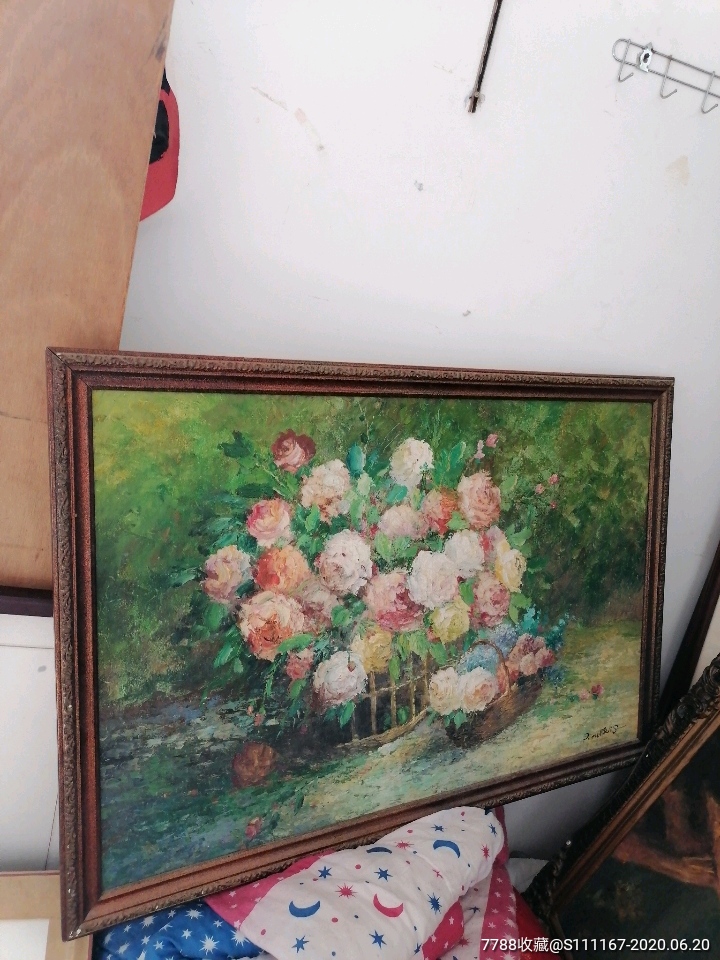 外文署名的油画