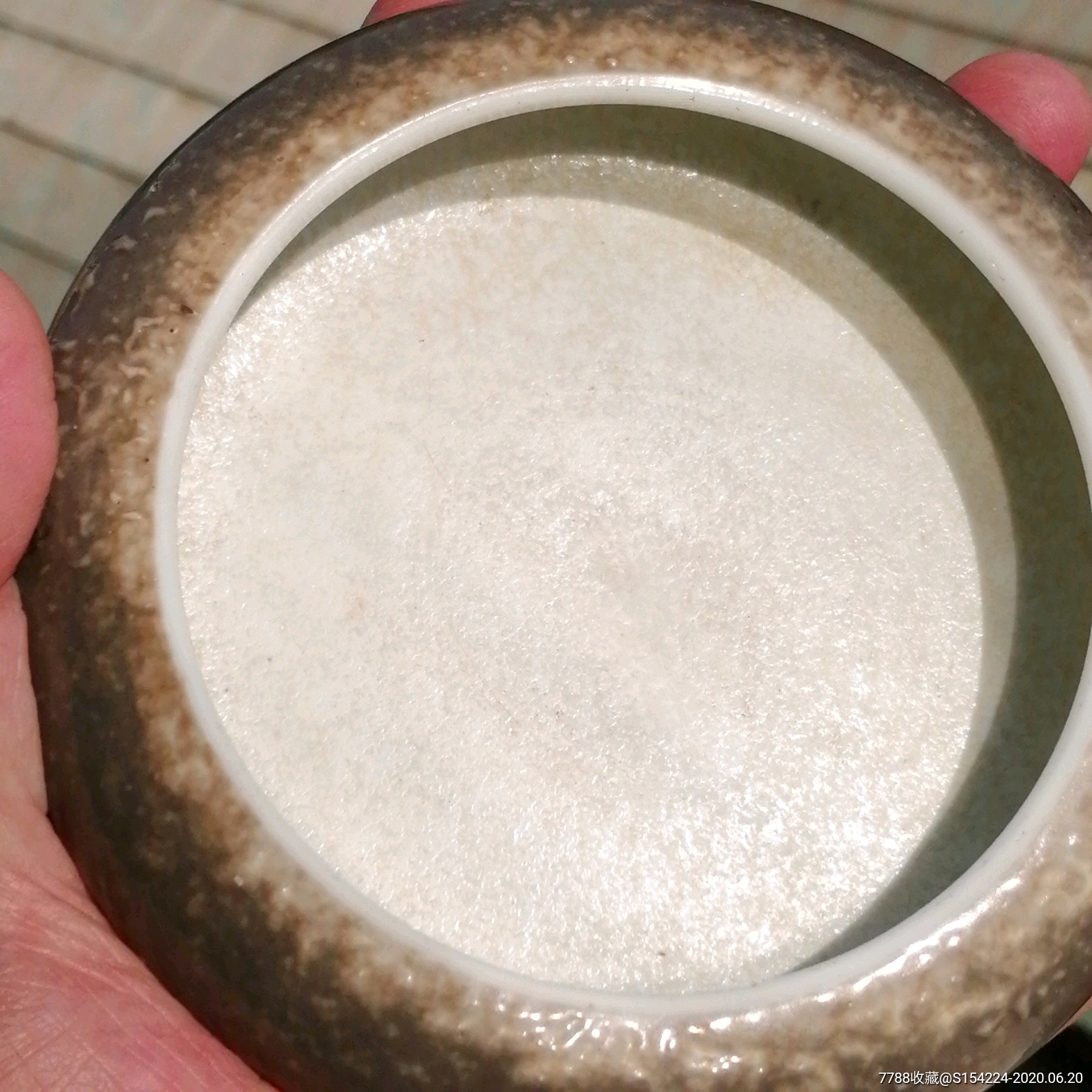 雍正仿康熙豇豆红笔洗(寄托款识)