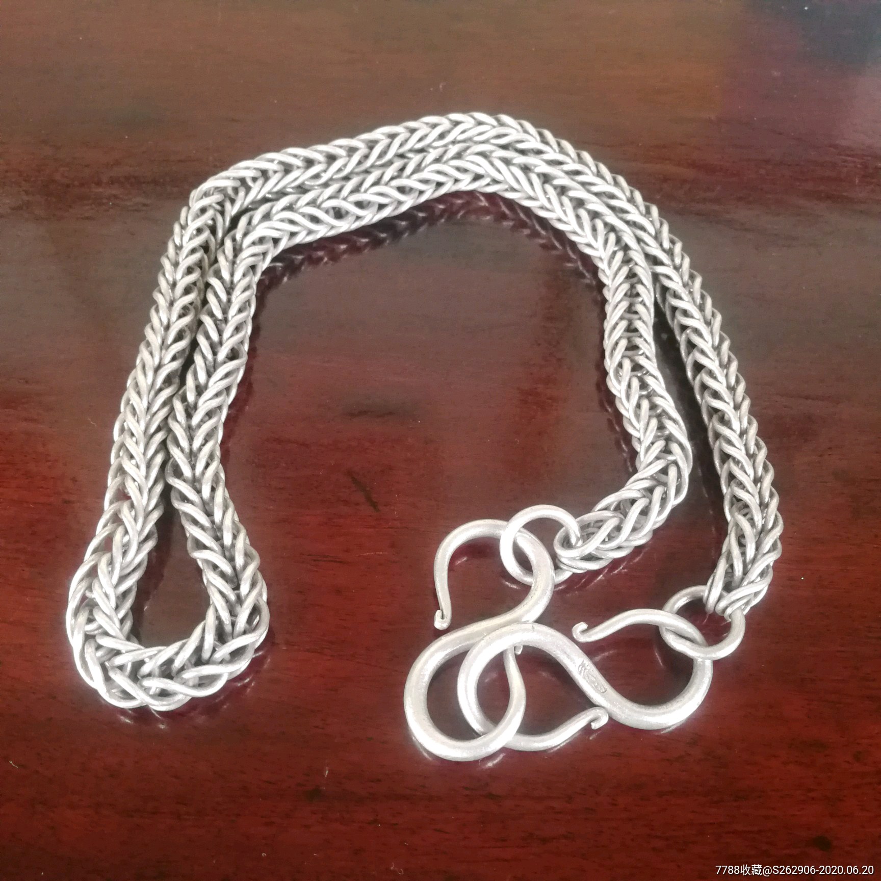 老银链子钝银项链银配饰品银锁链