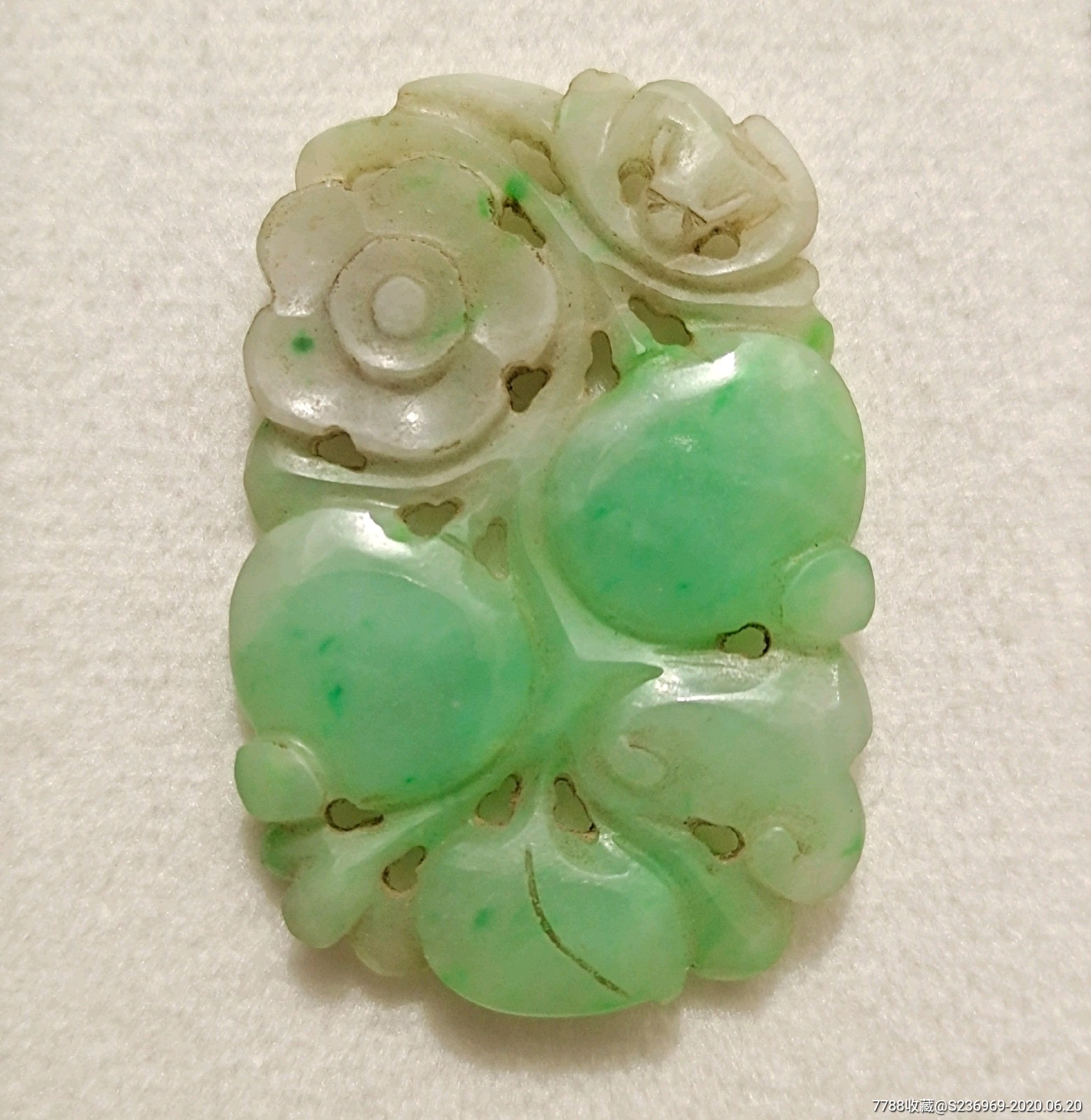 珍藏～明末清初翡翠牌