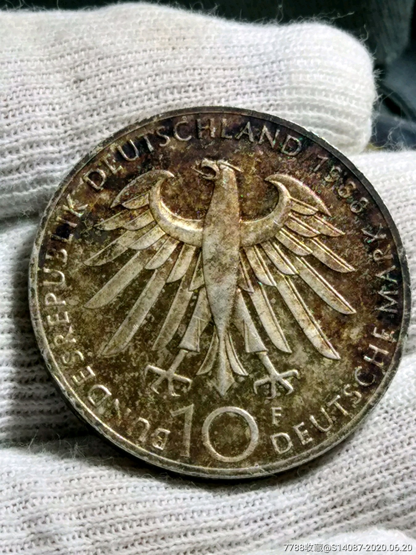 外币～1988年联邦德国10马克银币