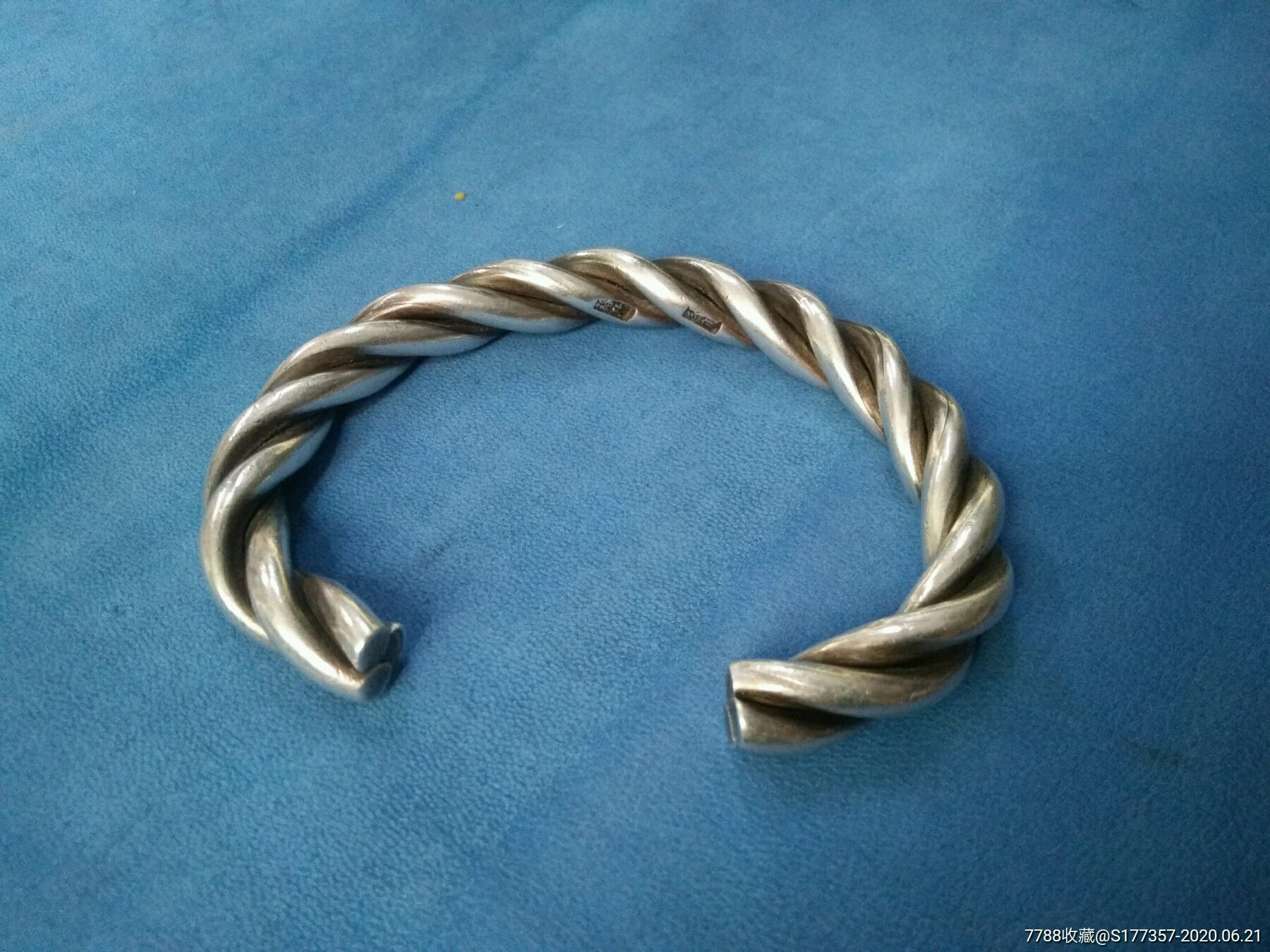 裕升款麻花银镯