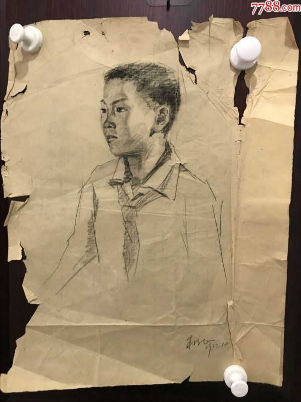 中*美术学院教授朱乃正素描人物画_素描/速写【鸟鸣畅想曲】_第1张