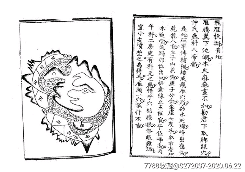 风水术数类书籍喝形取象72例共72页双面只售复印本