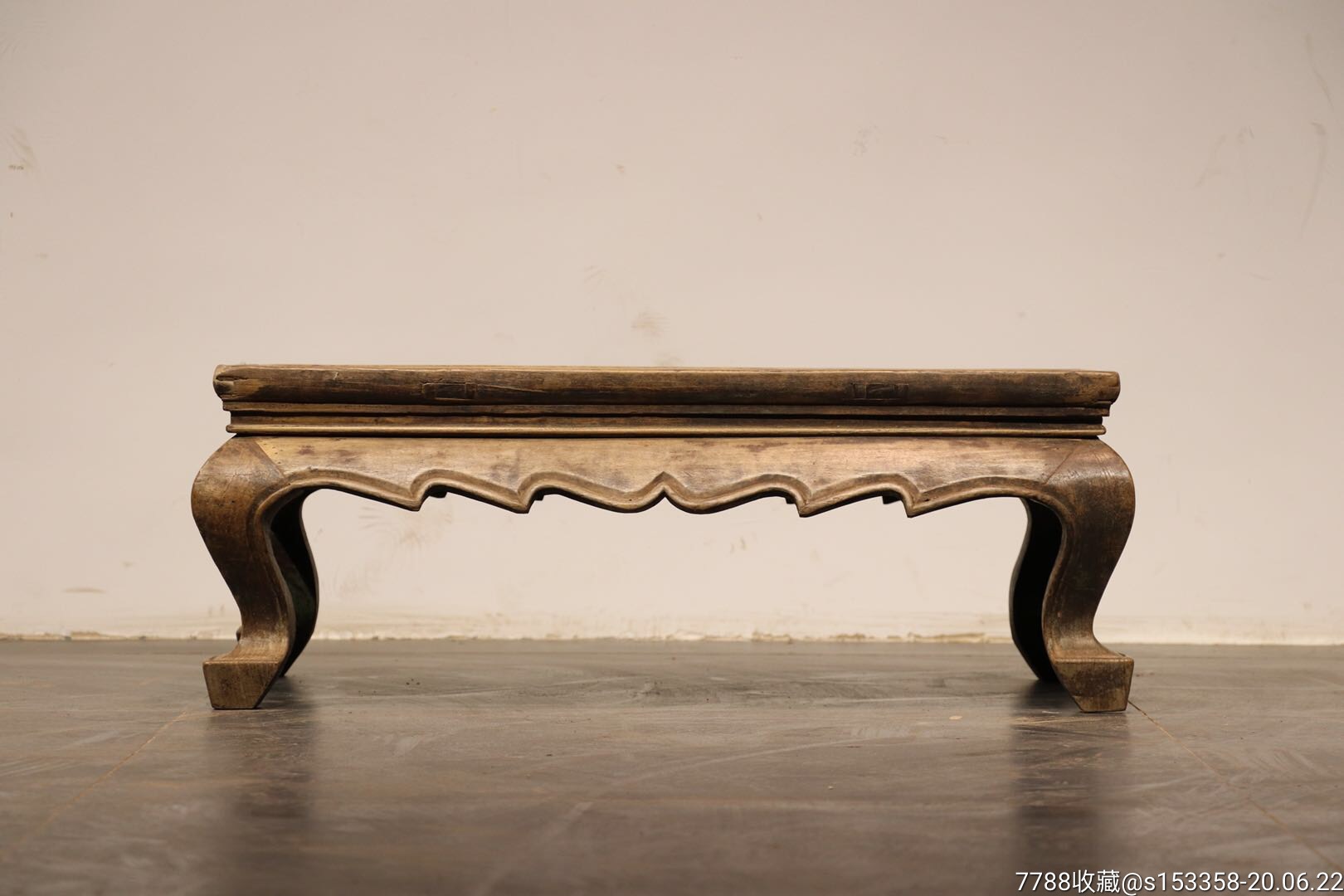 明代,三弯腿,面起拦水线小茶桌.-价格:2850元-se73848752-木桌/几/案-