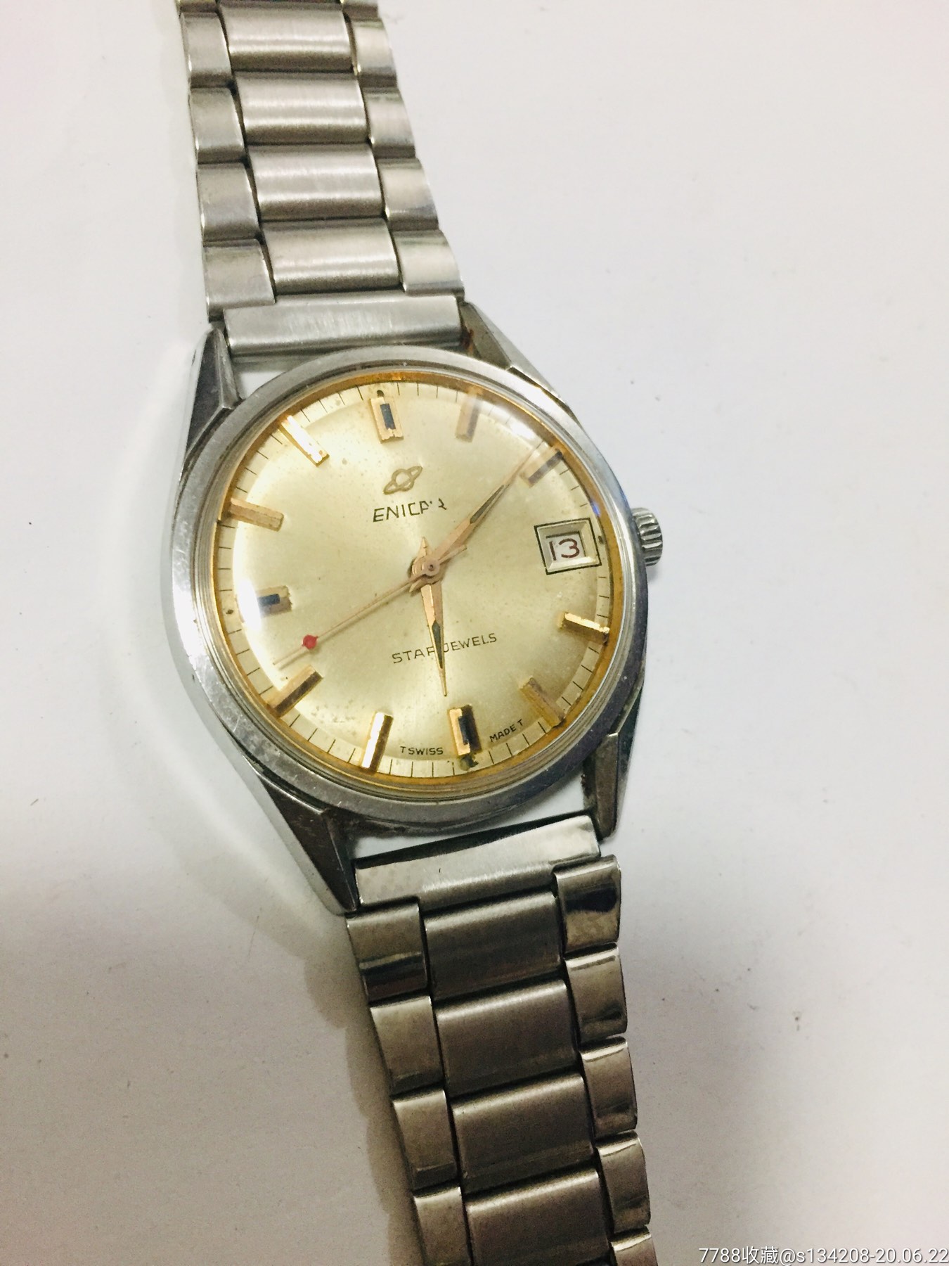 瑞士英纳格日历机械手表