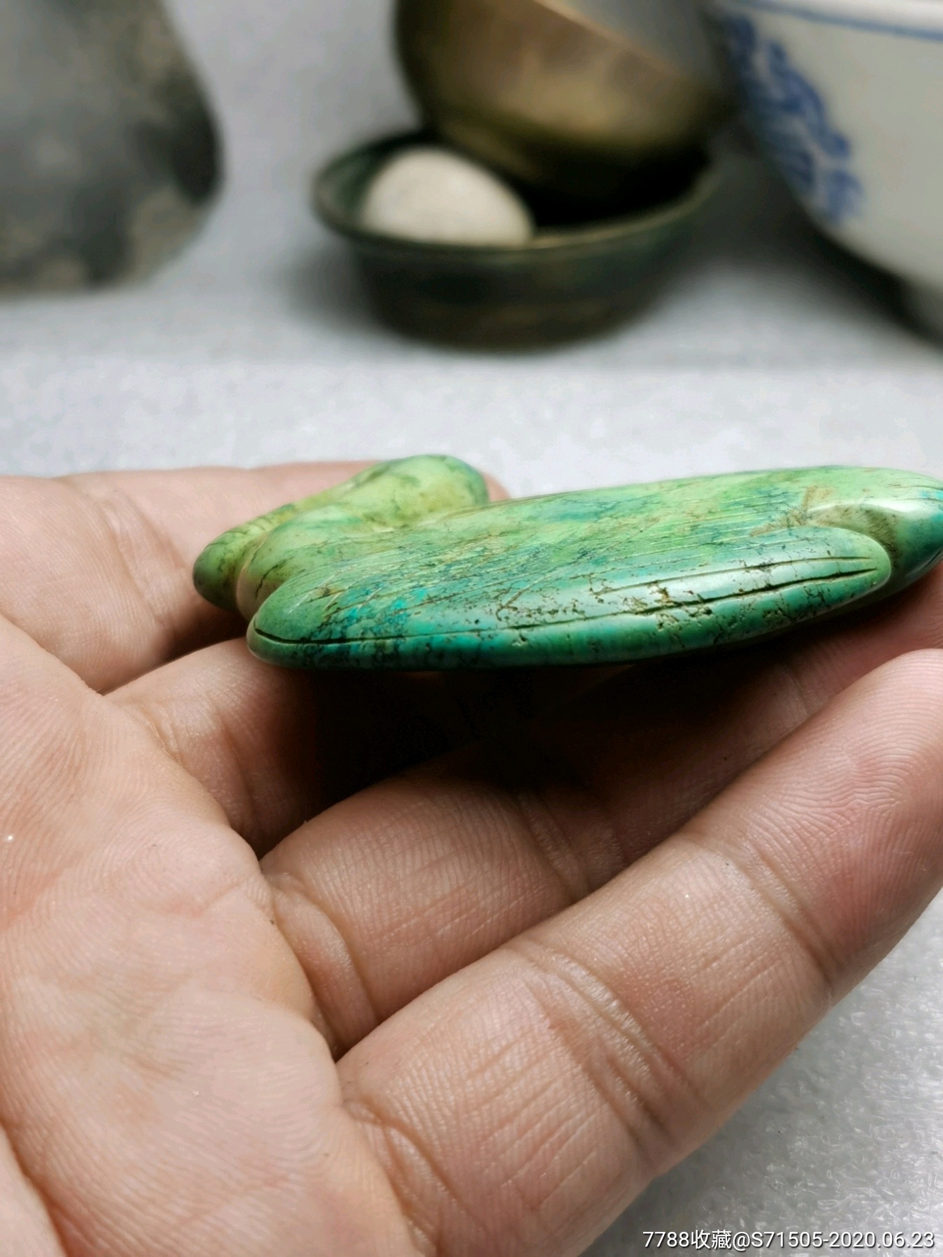 辽金老松石鸟,绿松石_第6张_7788绿松石
