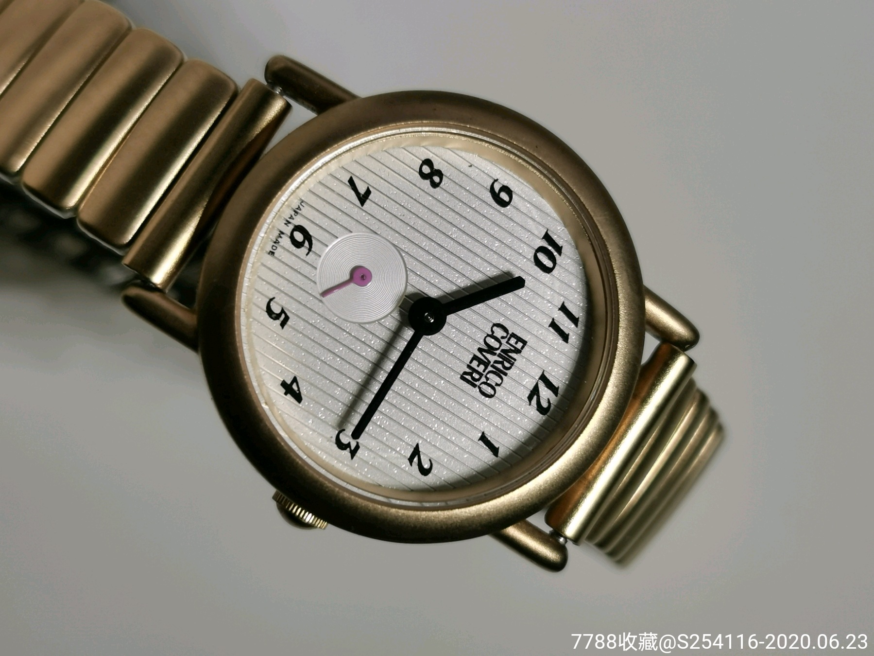 意大利品牌enricocoveri石英女表表盘25.5mm厚7mm日本机芯走时