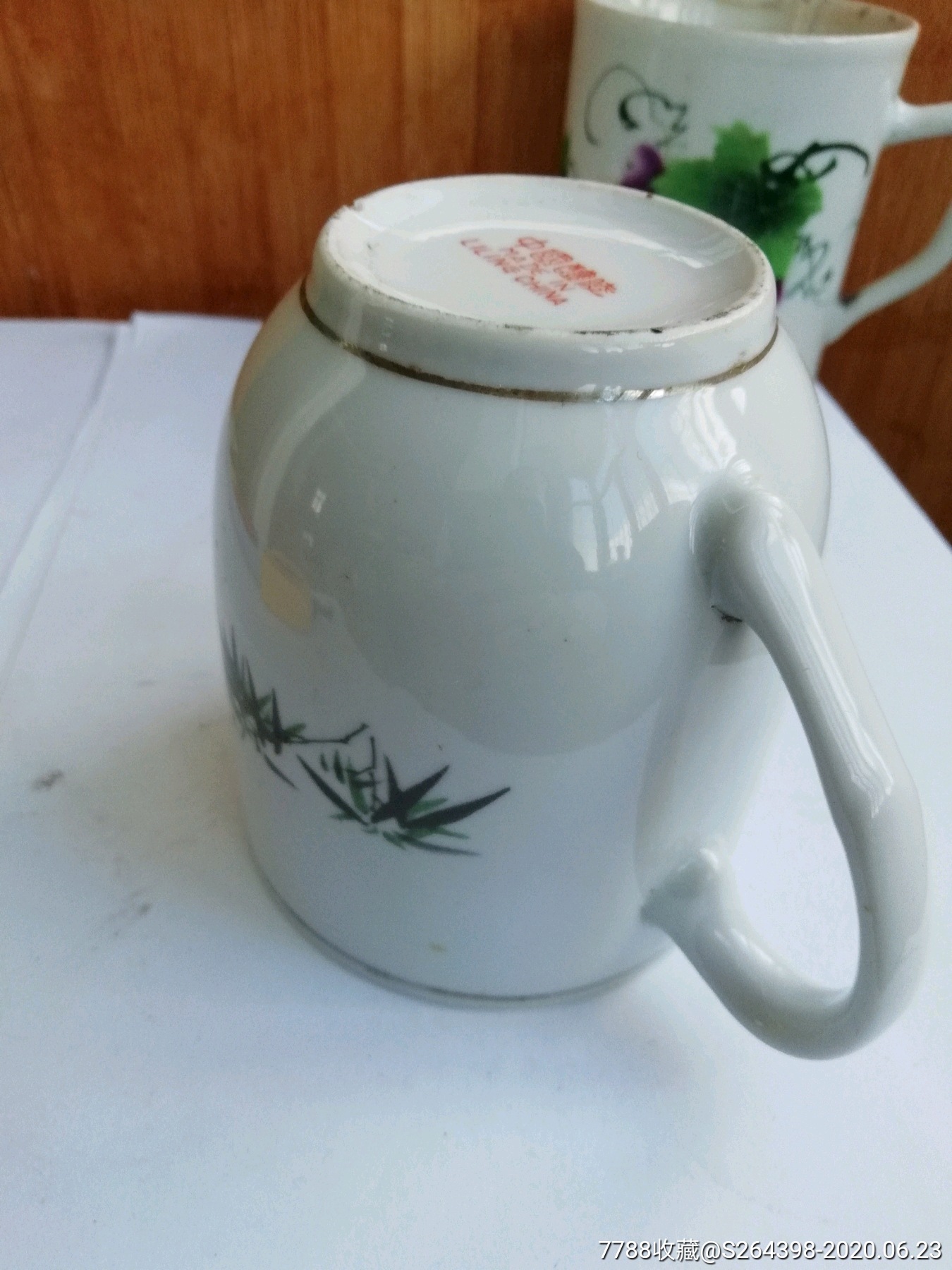 湖南醴陵翠竹瓷杯