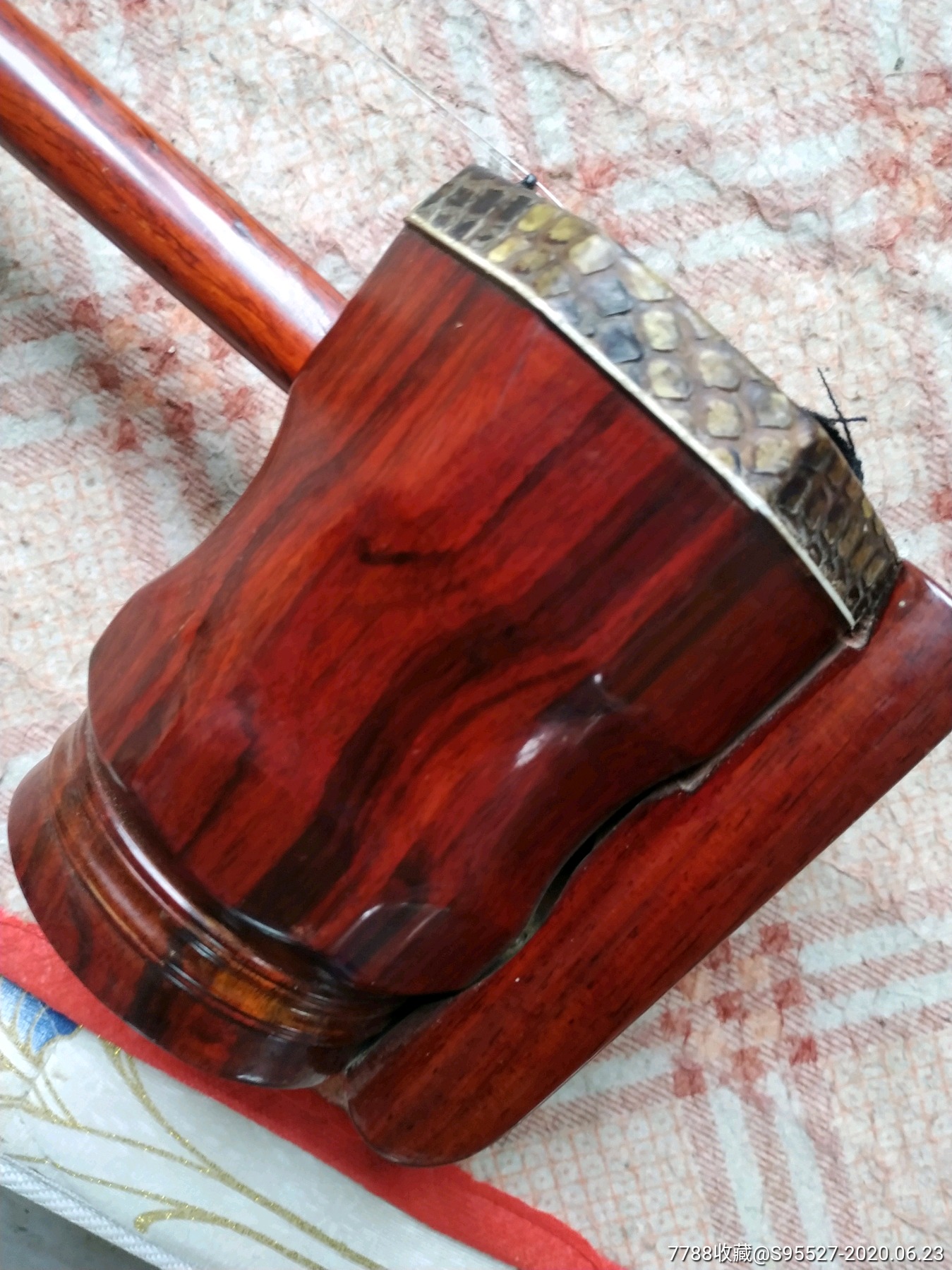 大红酸枝二胡老红木二胡