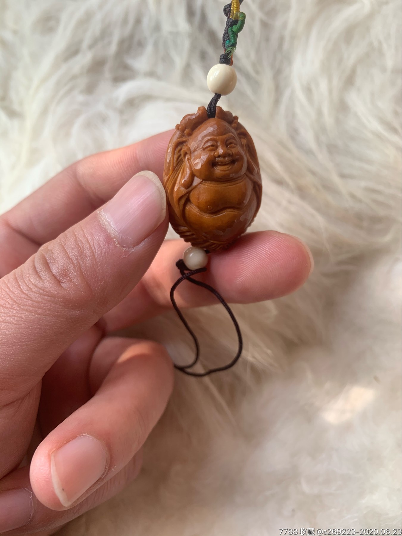 名家周义清大师弥勒_其他核雕【开开福鼎杂件】_第1张_7788核雕收藏