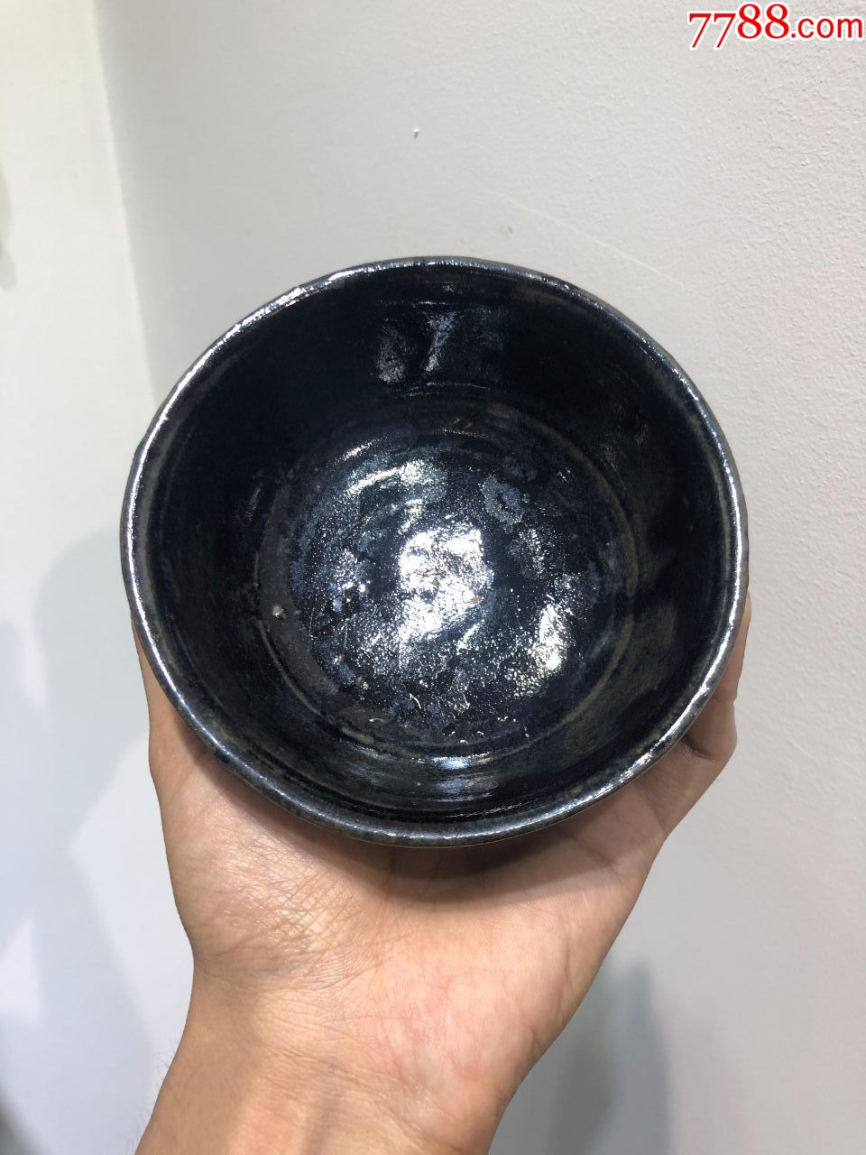 元代黑釉碗图片
