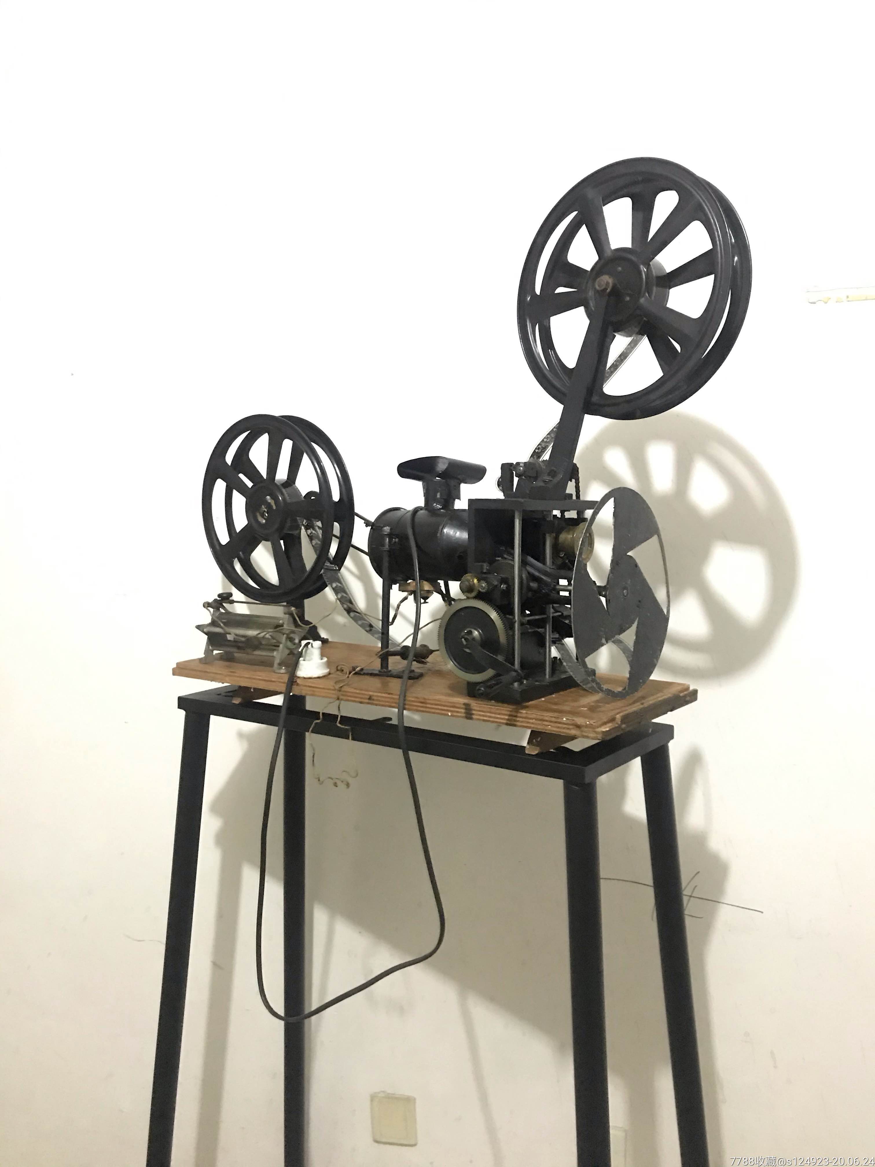 法国古董老式1910年代35毫米手摇电影机,电影机/放映机_第5张_7788