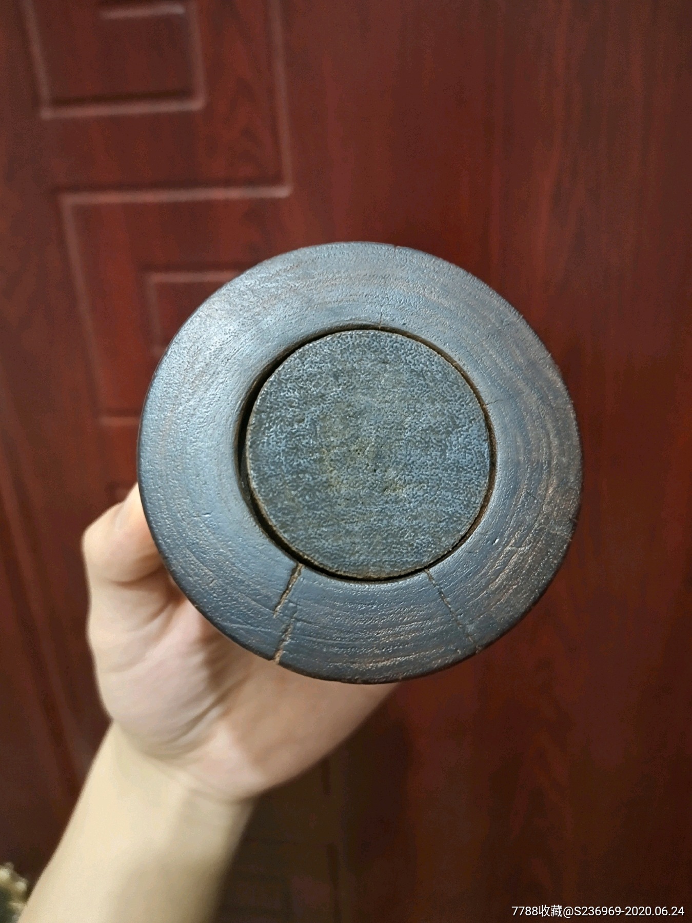 明代案头笔筒黄花梨!包老包料低价勿询