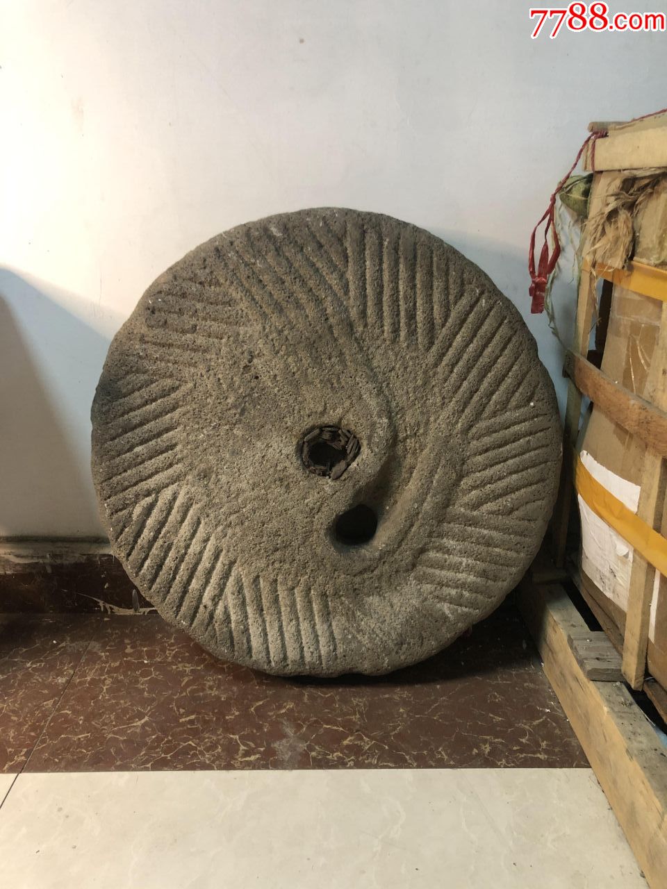 清代磨盘(茶盘)