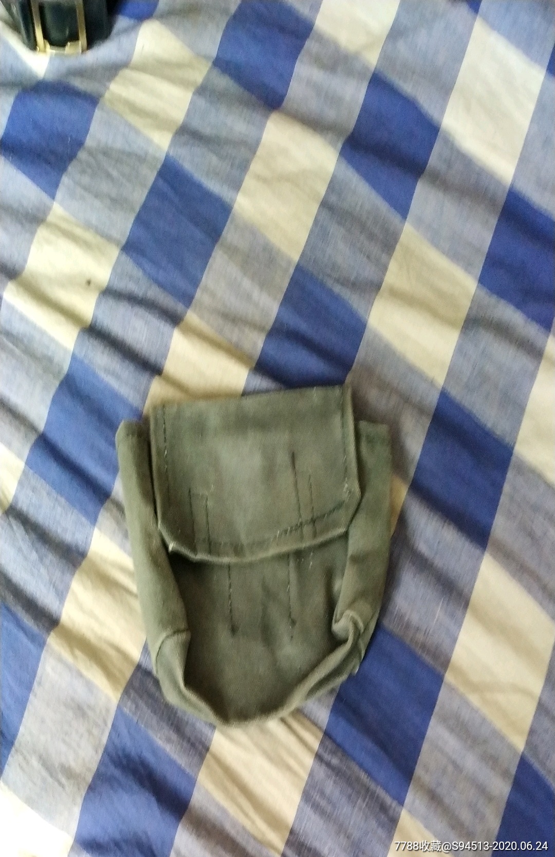 新的腰挂老式帆布手榴弹袋