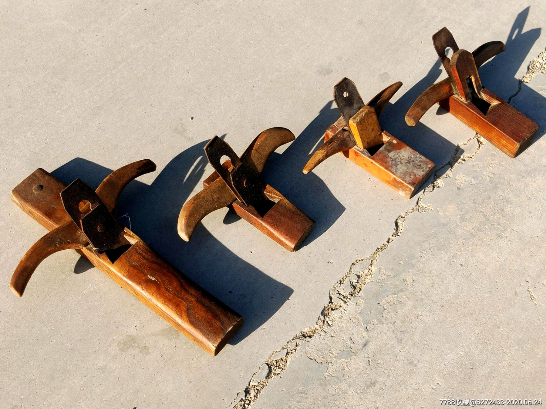 鲁班木匠工具牛角刨品相一流件件能用刨大件厚实凝重小件小巧玲珑每件