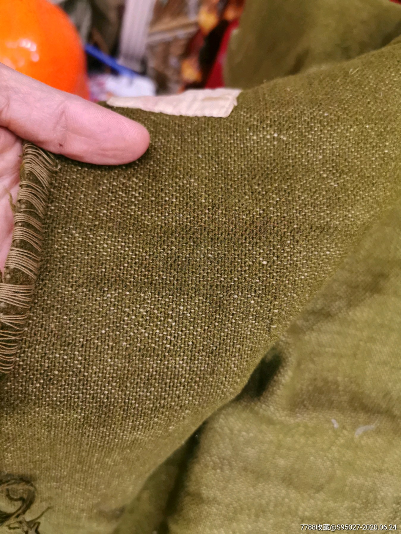 抗战时期野*医院军毯,老物件-其他光学仪器-7788旧货商城