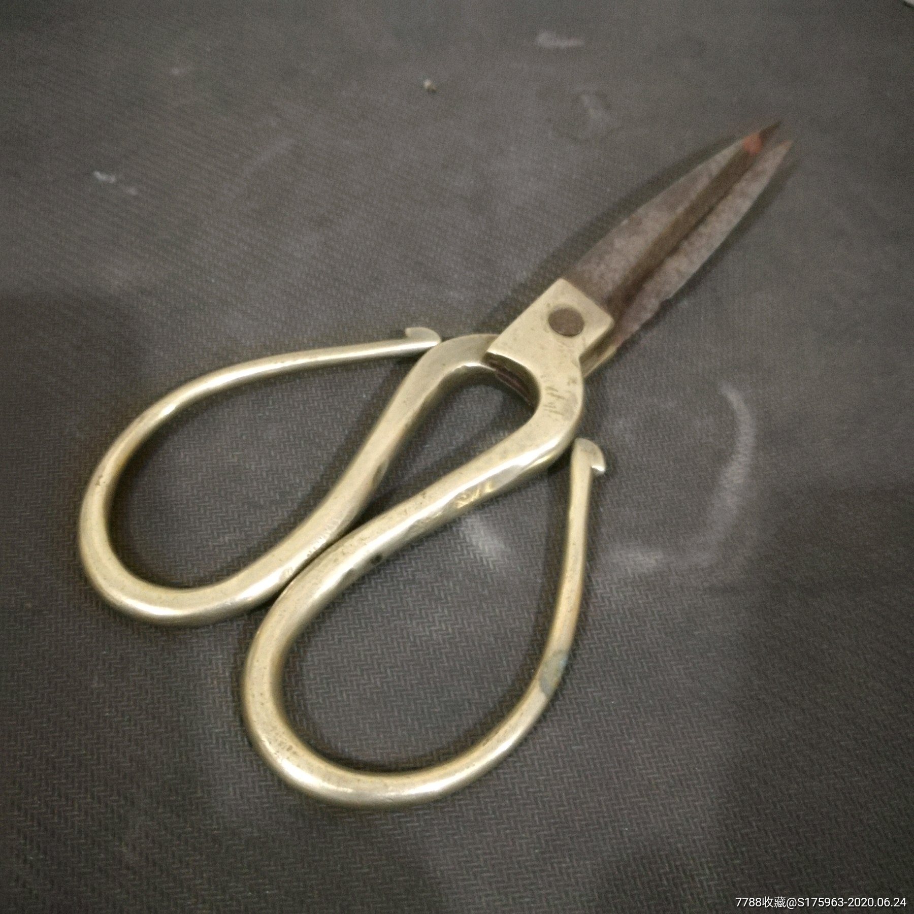 老铜剪刀-铜杂件-7788收藏