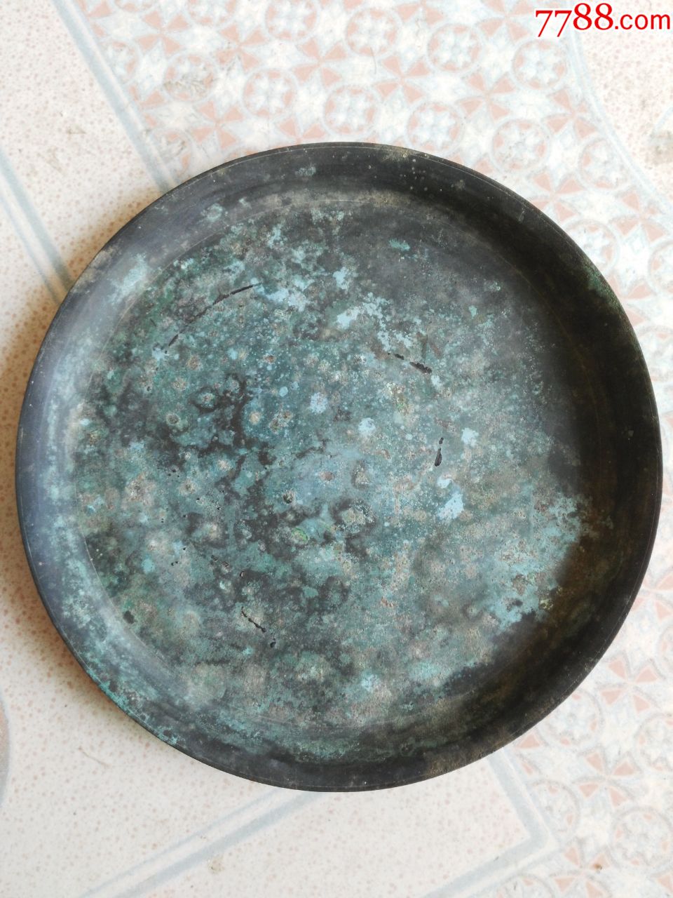 晚清民国铜茶盘