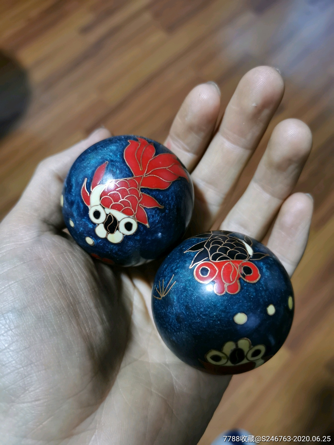 老景泰蓝健身球