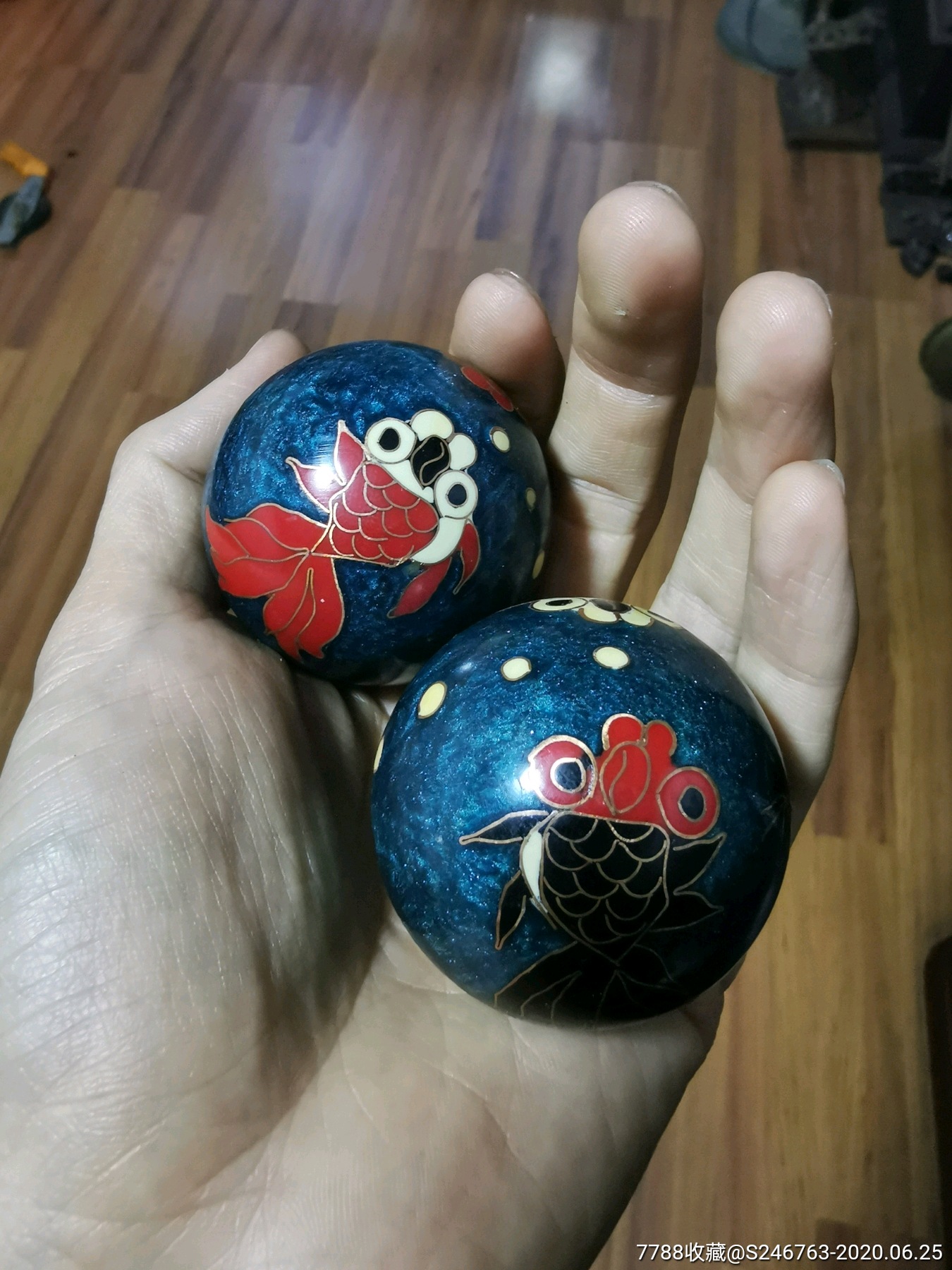 老景泰蓝健身球