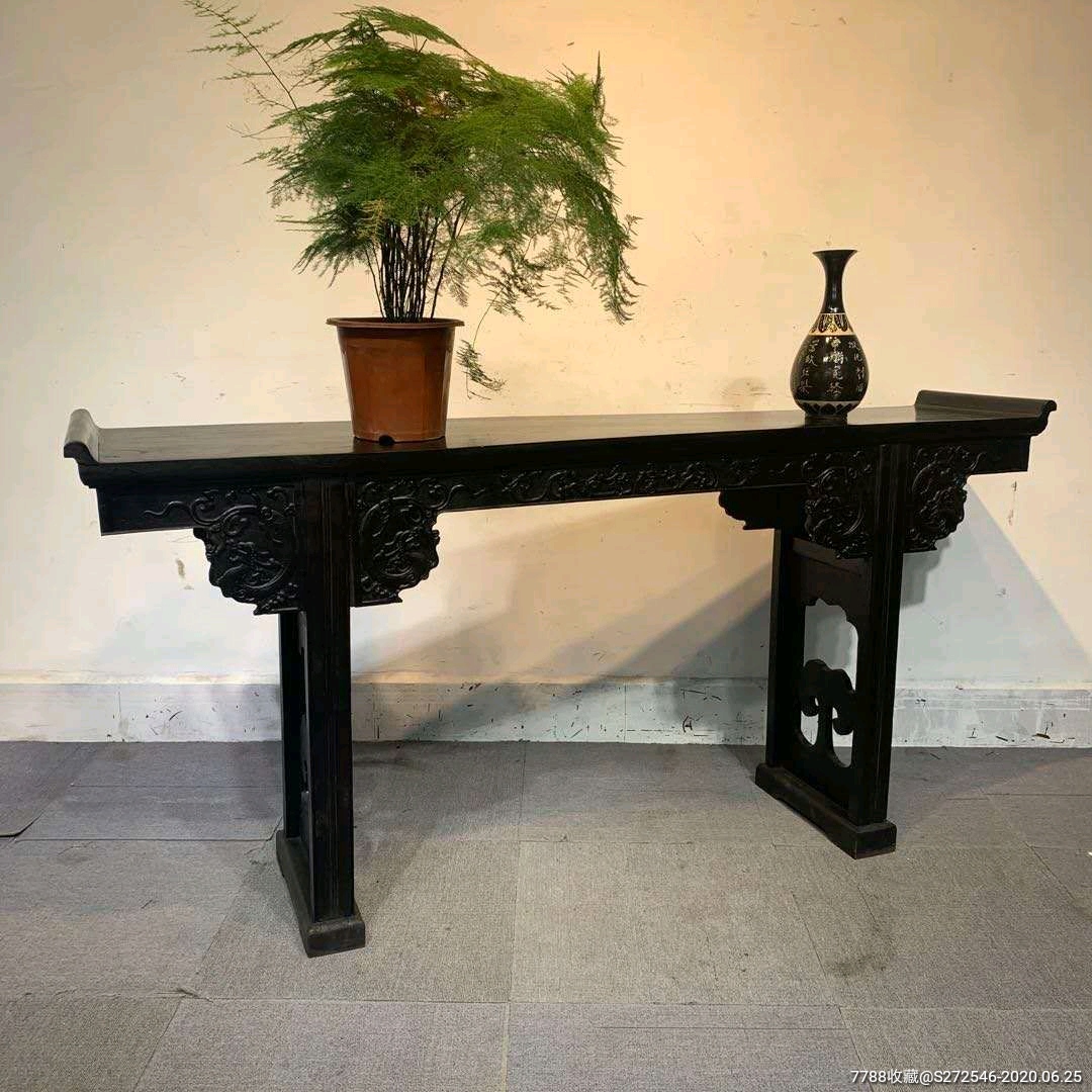 黑檀独板条案做工精致全品1703584