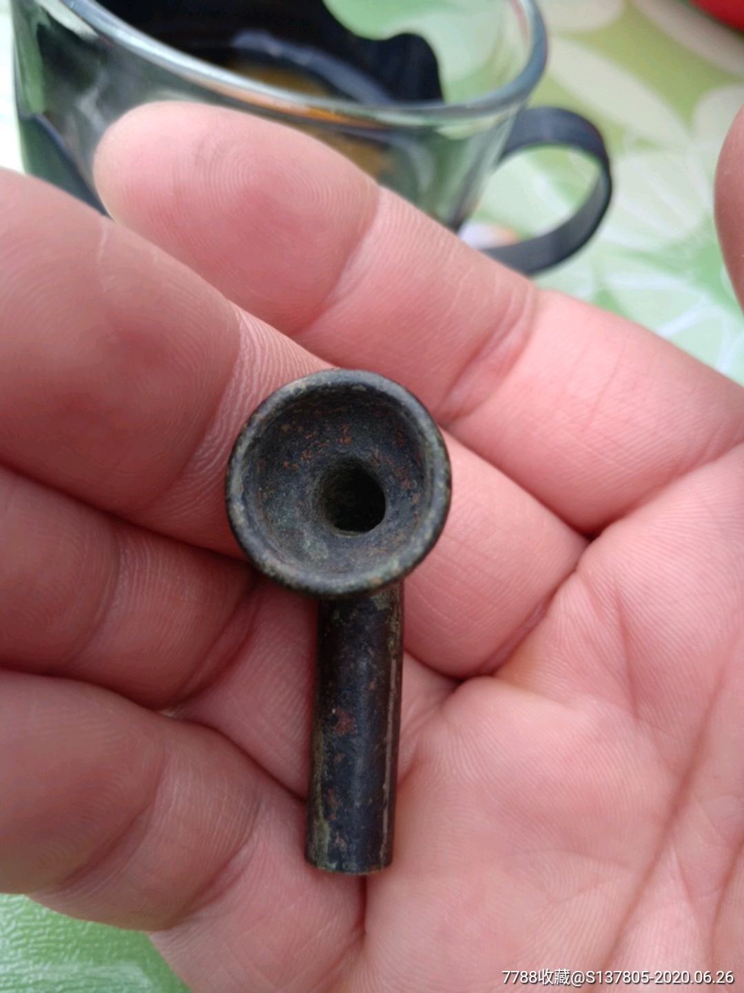 清代烟锅清代铜烟锅黄铜烟锅全品包老包邮