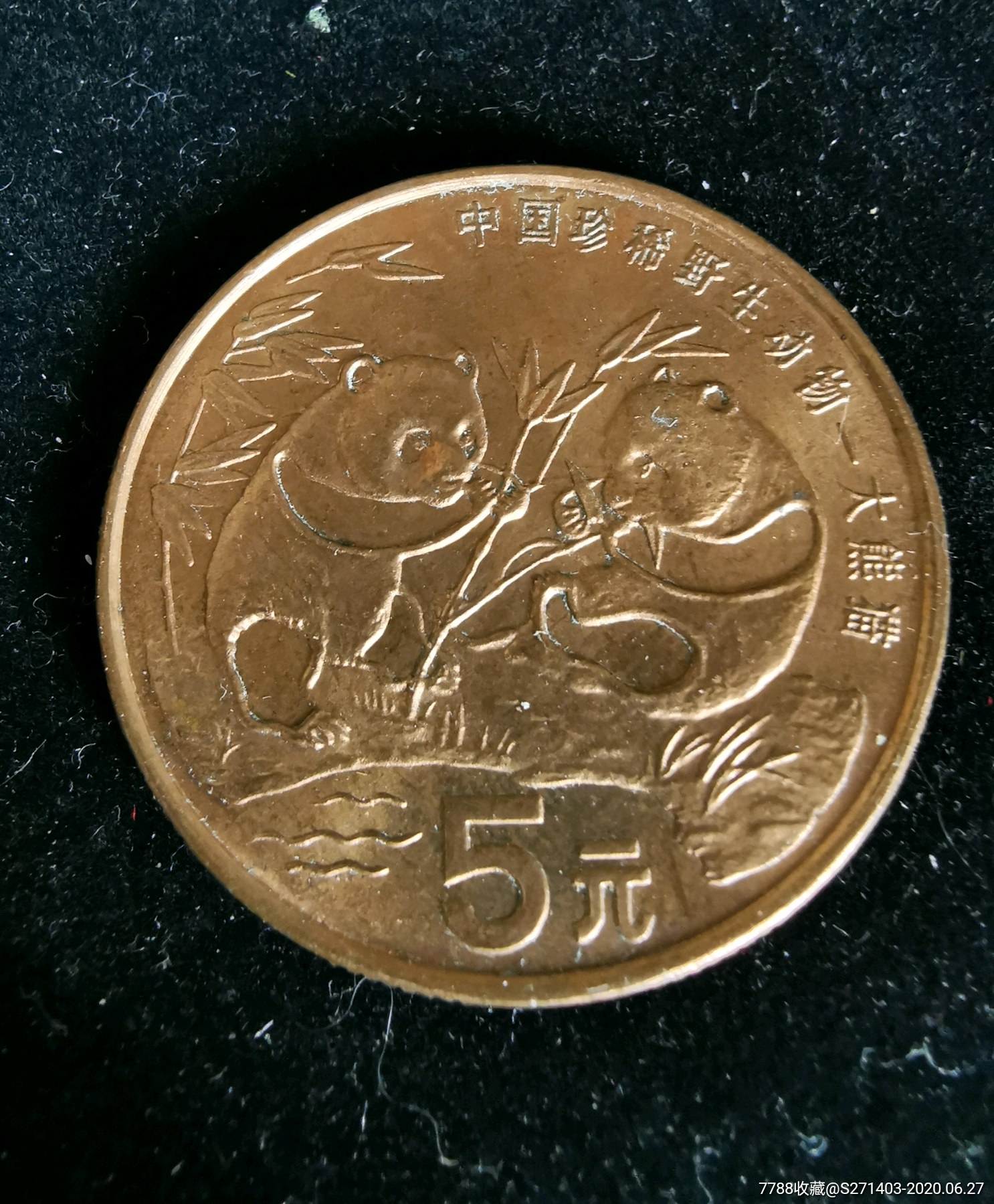 熊猫5元纪念币