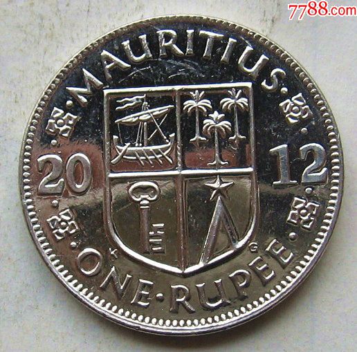 毛里求斯硬币1卢比