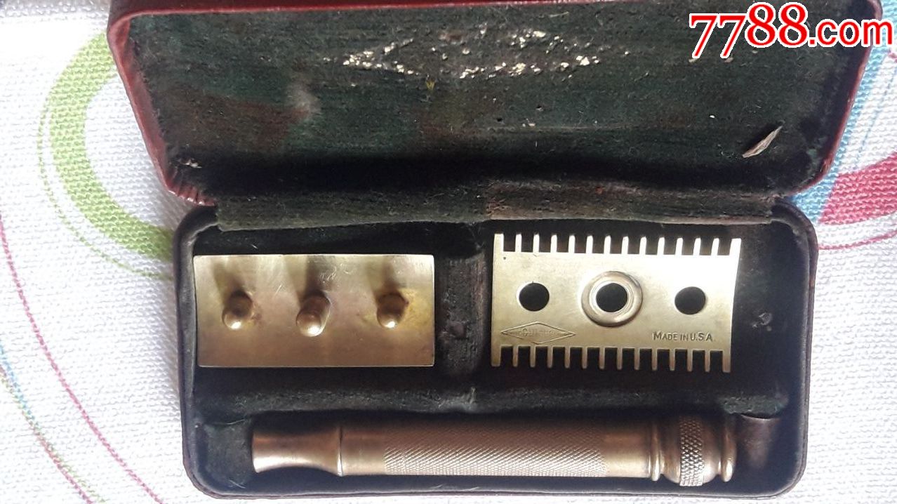 民国时期美国吉列老式剃须刀