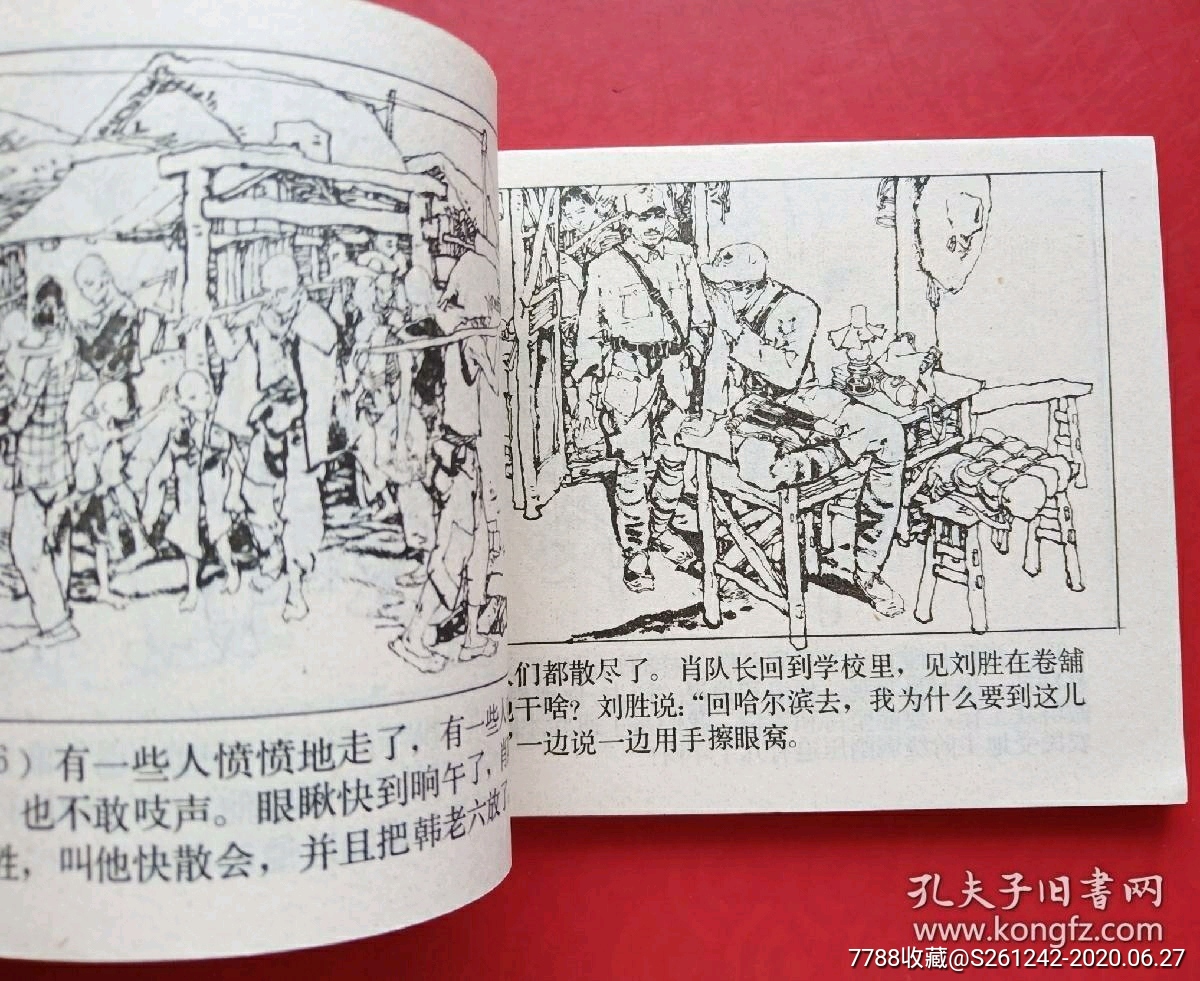 暴风骤雨(上下册)施大畏作品-连环画/小人书-7788收藏